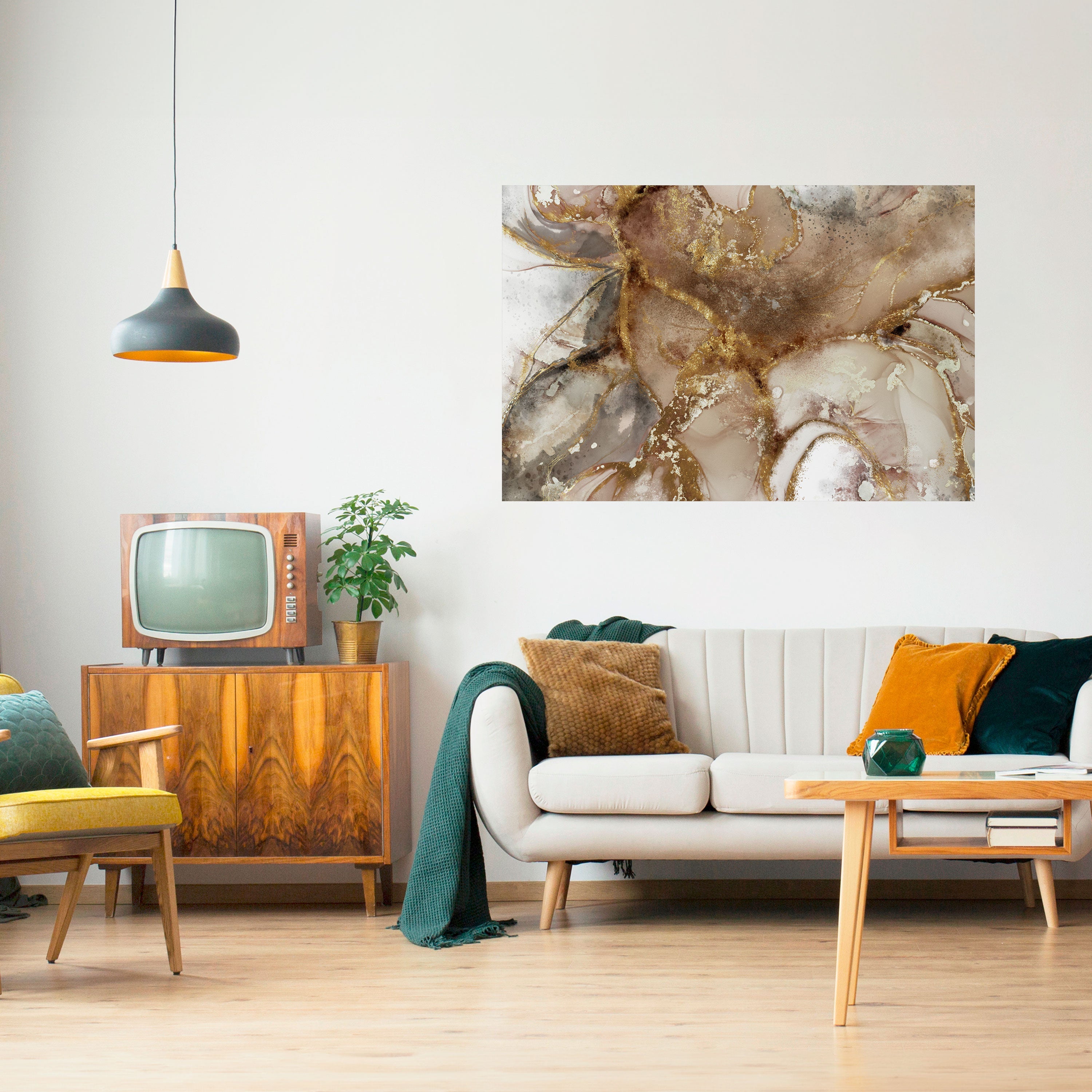 Affiche horizontale autocollante CALMING STREAMS