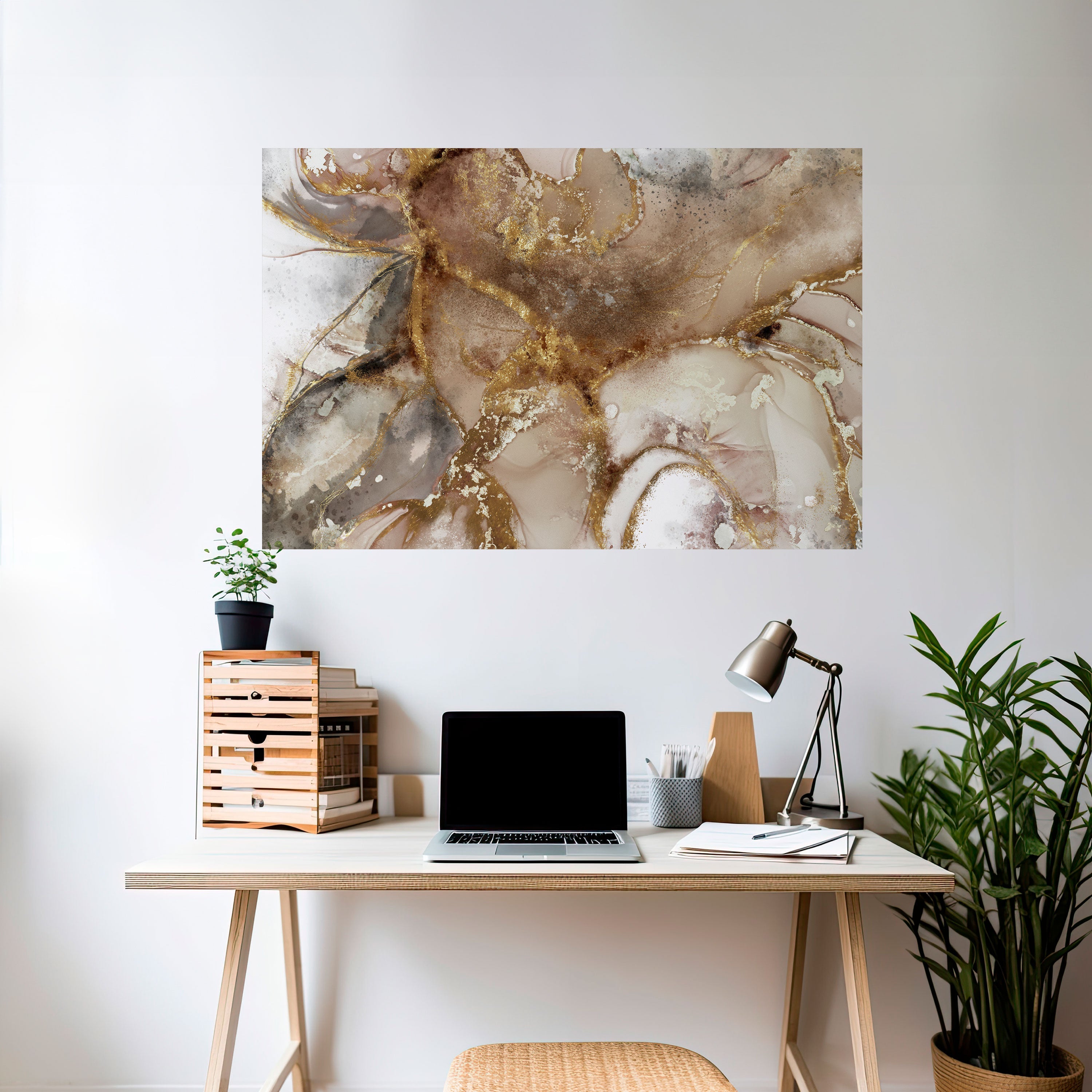 Affiche horizontale autocollante CALMING STREAMS