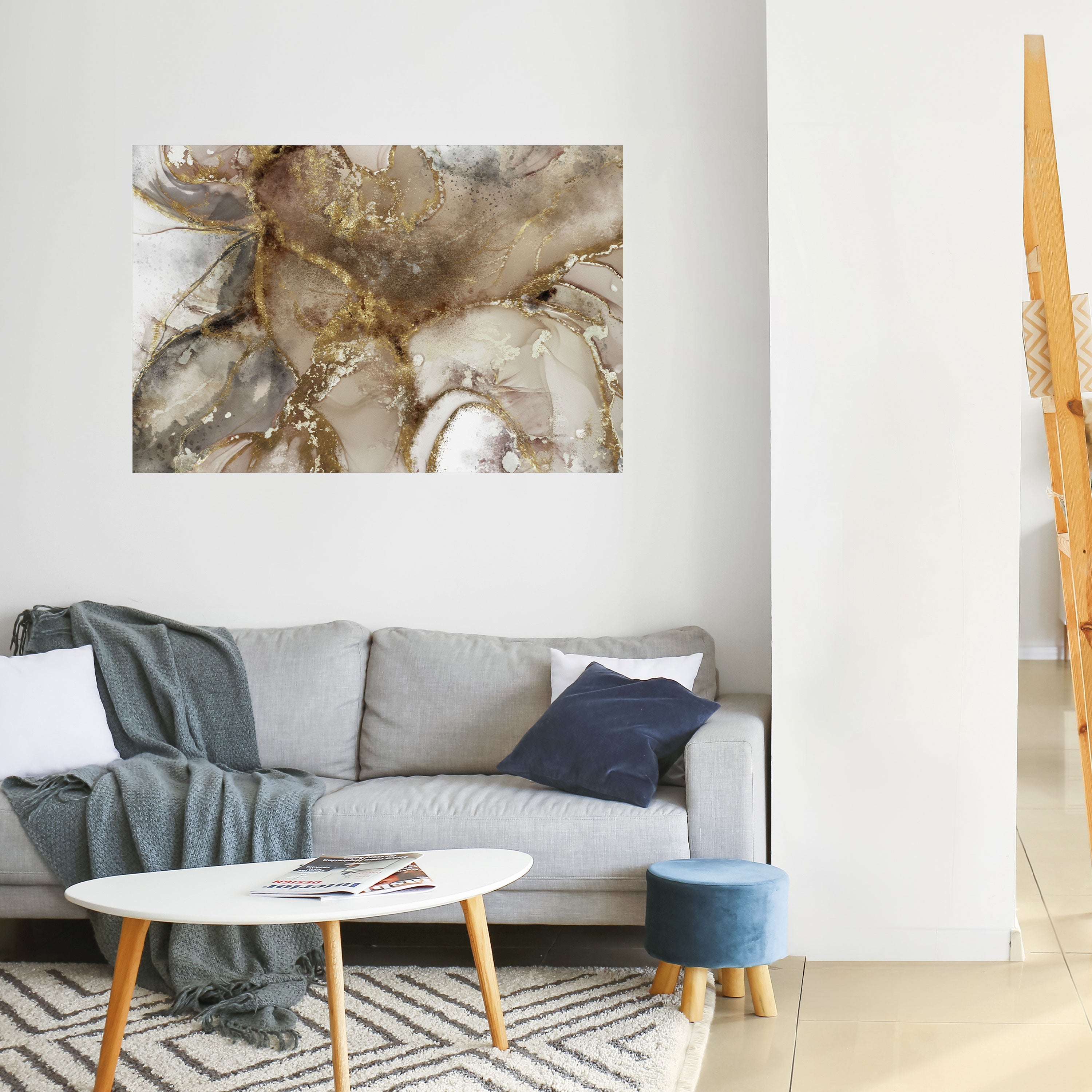 Affiche horizontale autocollante CALMING STREAMS