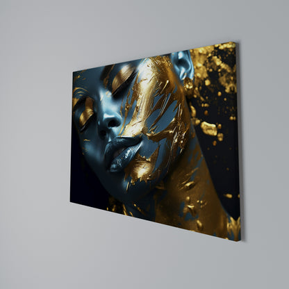 GOLDEN SERENITY Horizontal Canvas Print