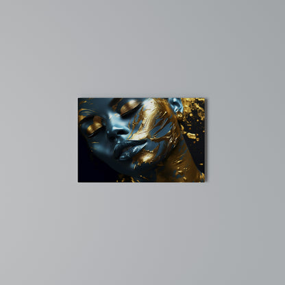 GOLDEN SERENITY Horizontal Canvas Print