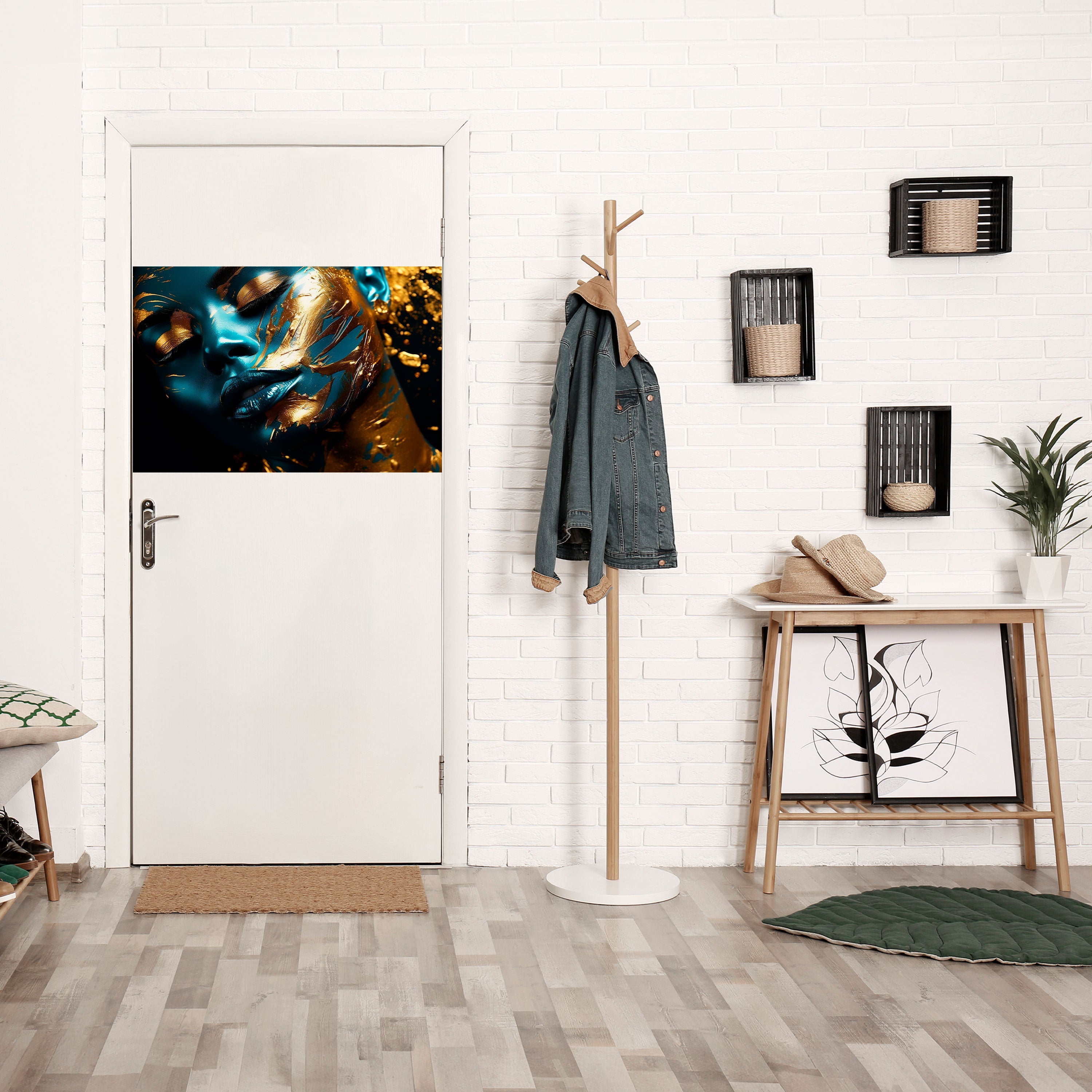 Affiche horizontale autocollante GOLDEN SERENITY