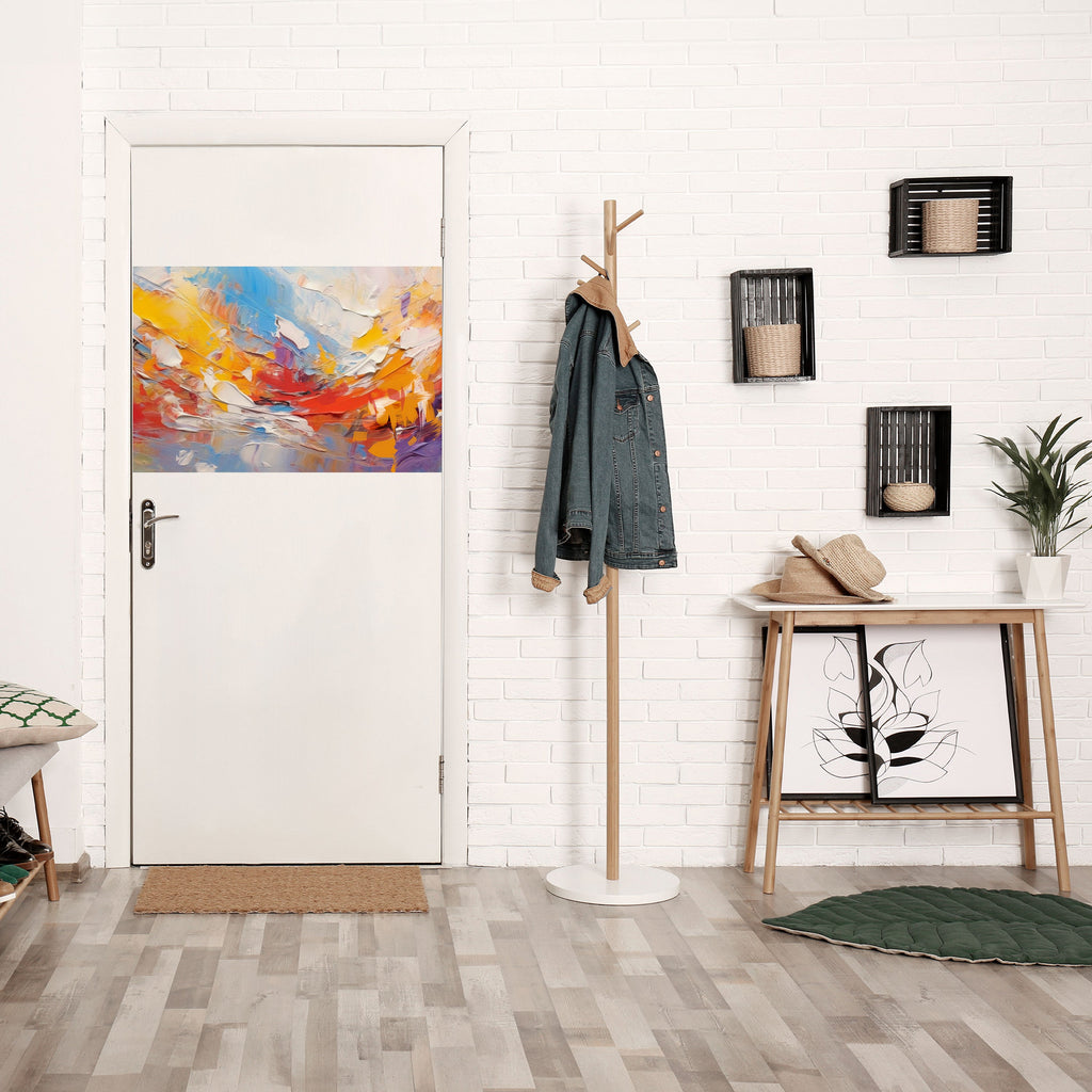 Affiche horizontale autocollante « RÊVERIE COLORÉE »