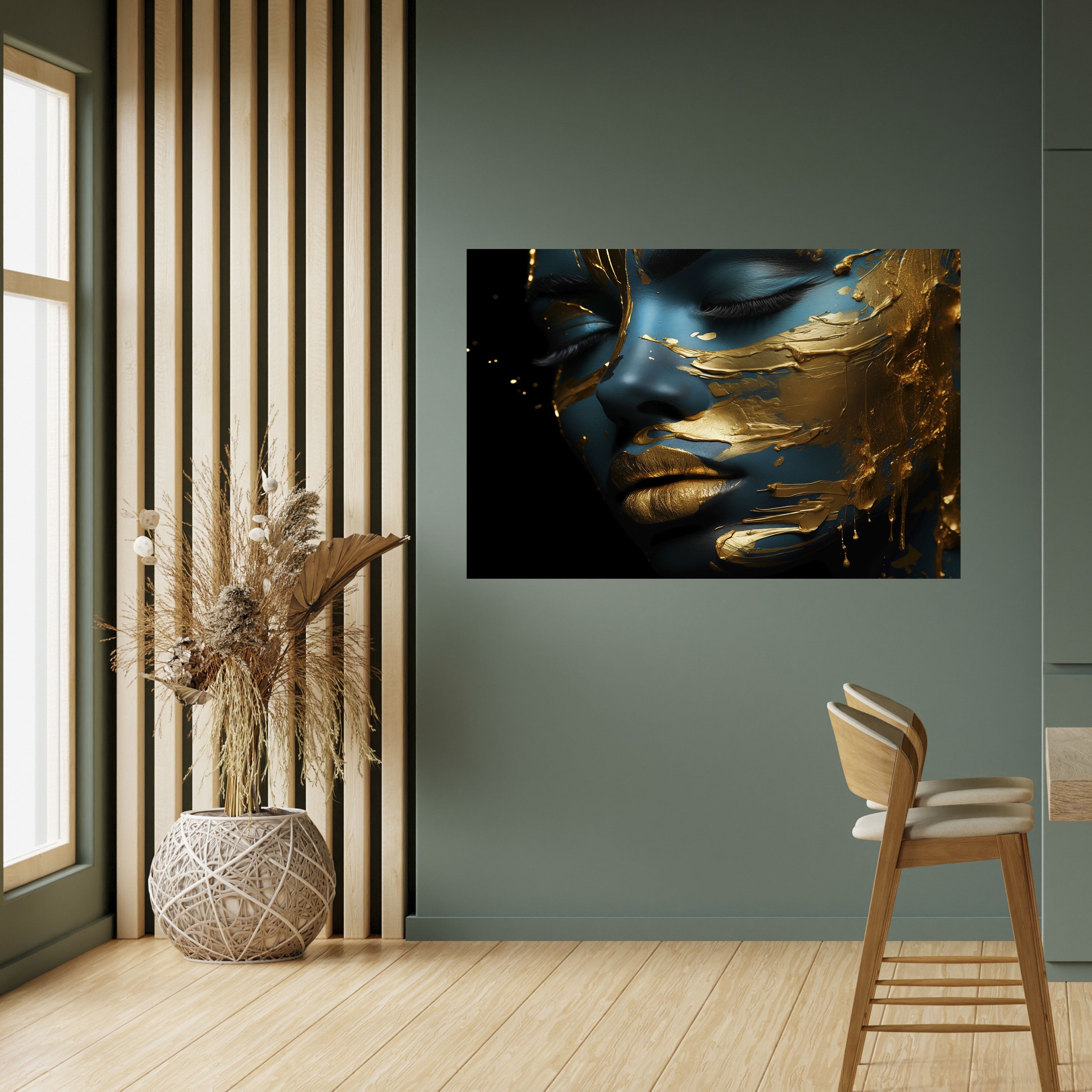 Affiche horizontale autocollante « ÉLÉGANCE ÉCLATANTE »