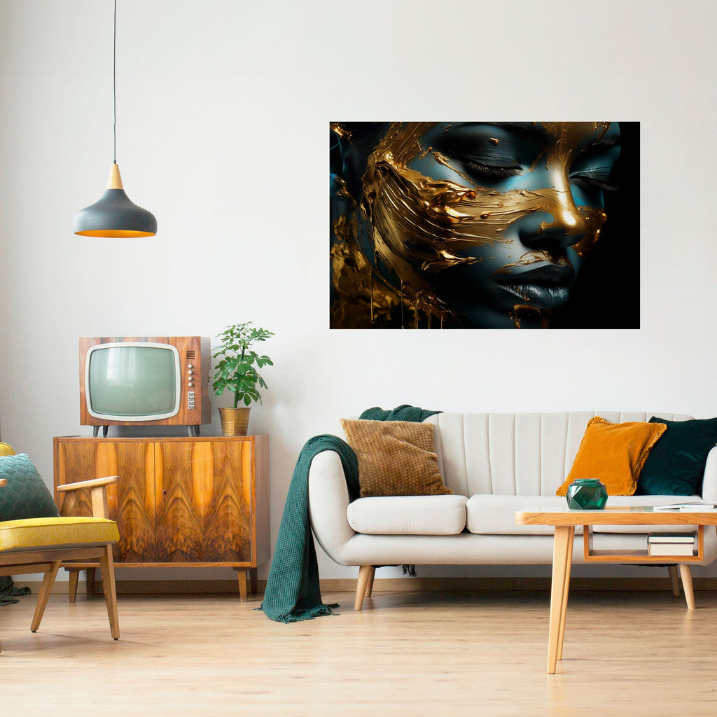 Affiche horizontale autocollante LUSTROUS BEAUTY