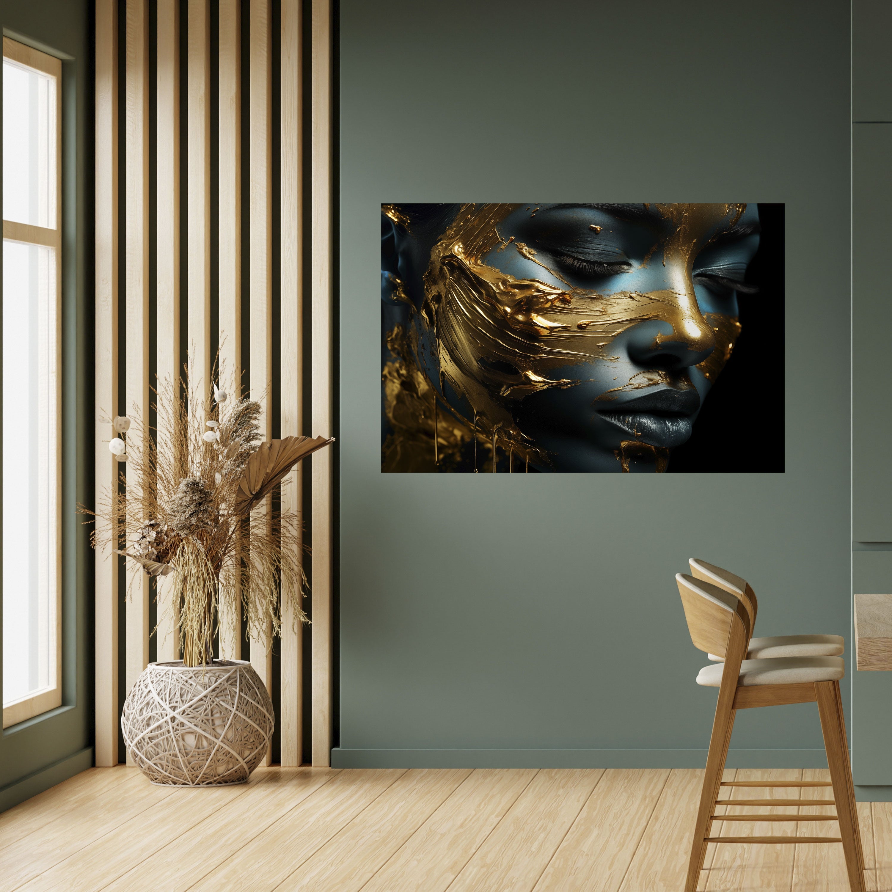 Affiche horizontale autocollante LUSTROUS BEAUTY