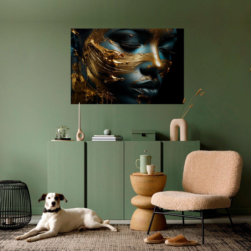 Affiche horizontale autocollante LUSTROUS BEAUTY