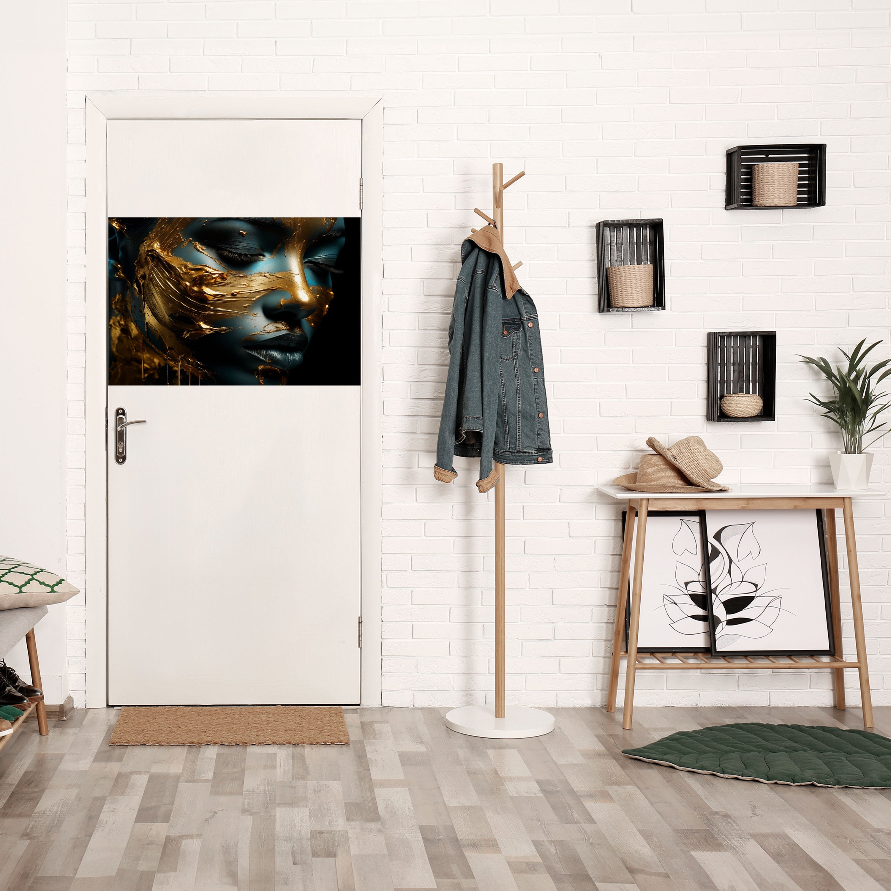 Affiche horizontale autocollante LUSTROUS BEAUTY