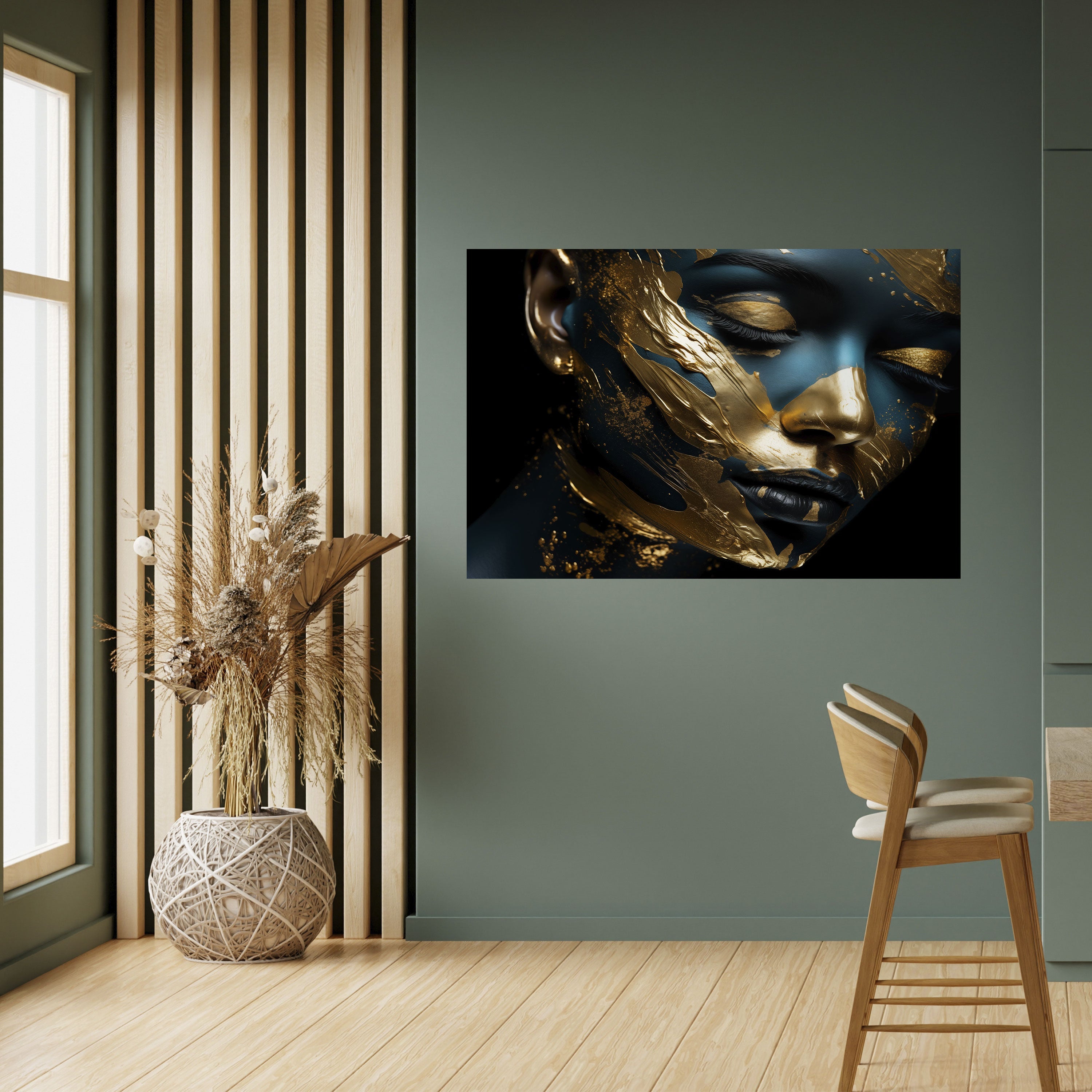 Affiche horizontale autocollante GILDED GRACE