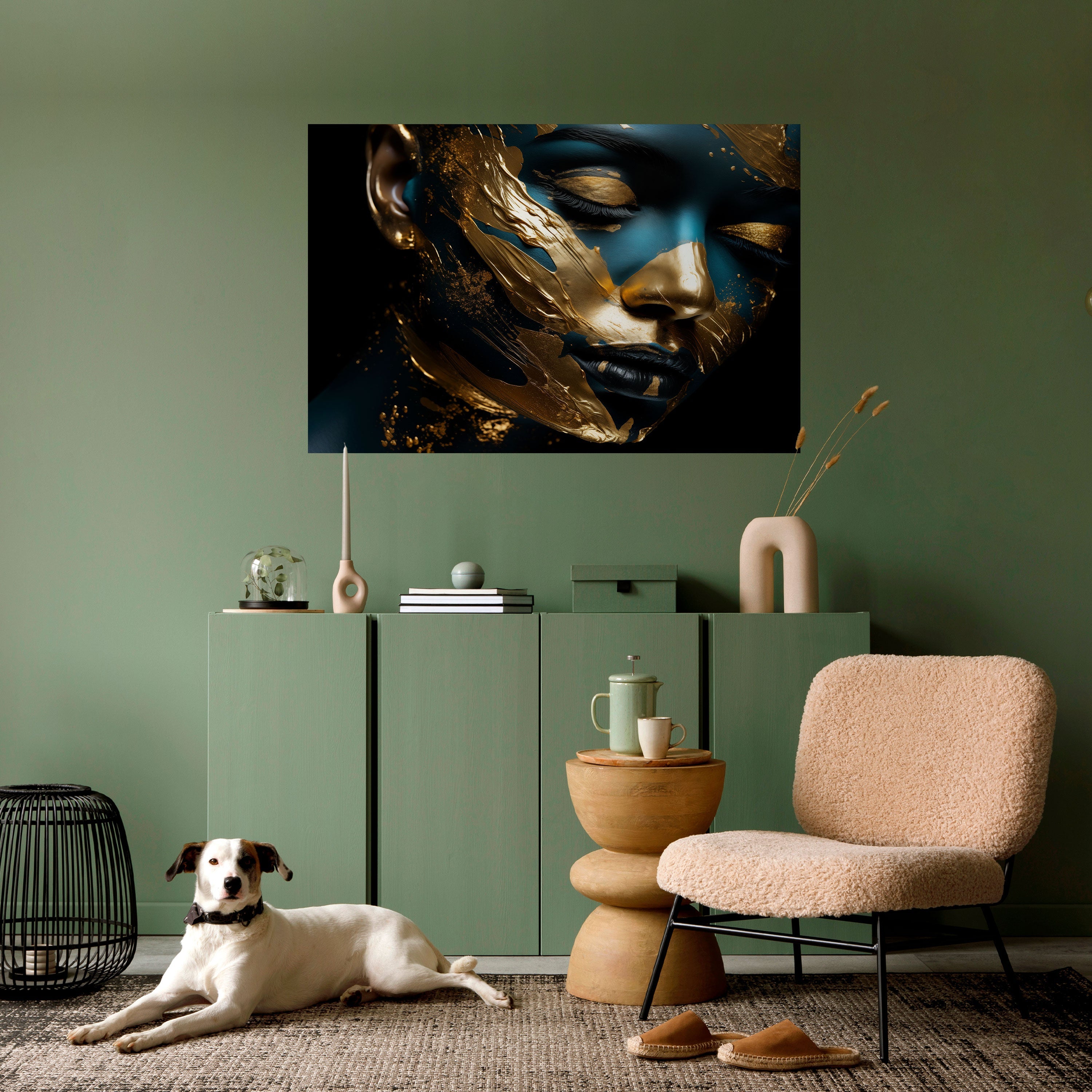 Affiche horizontale autocollante GILDED GRACE