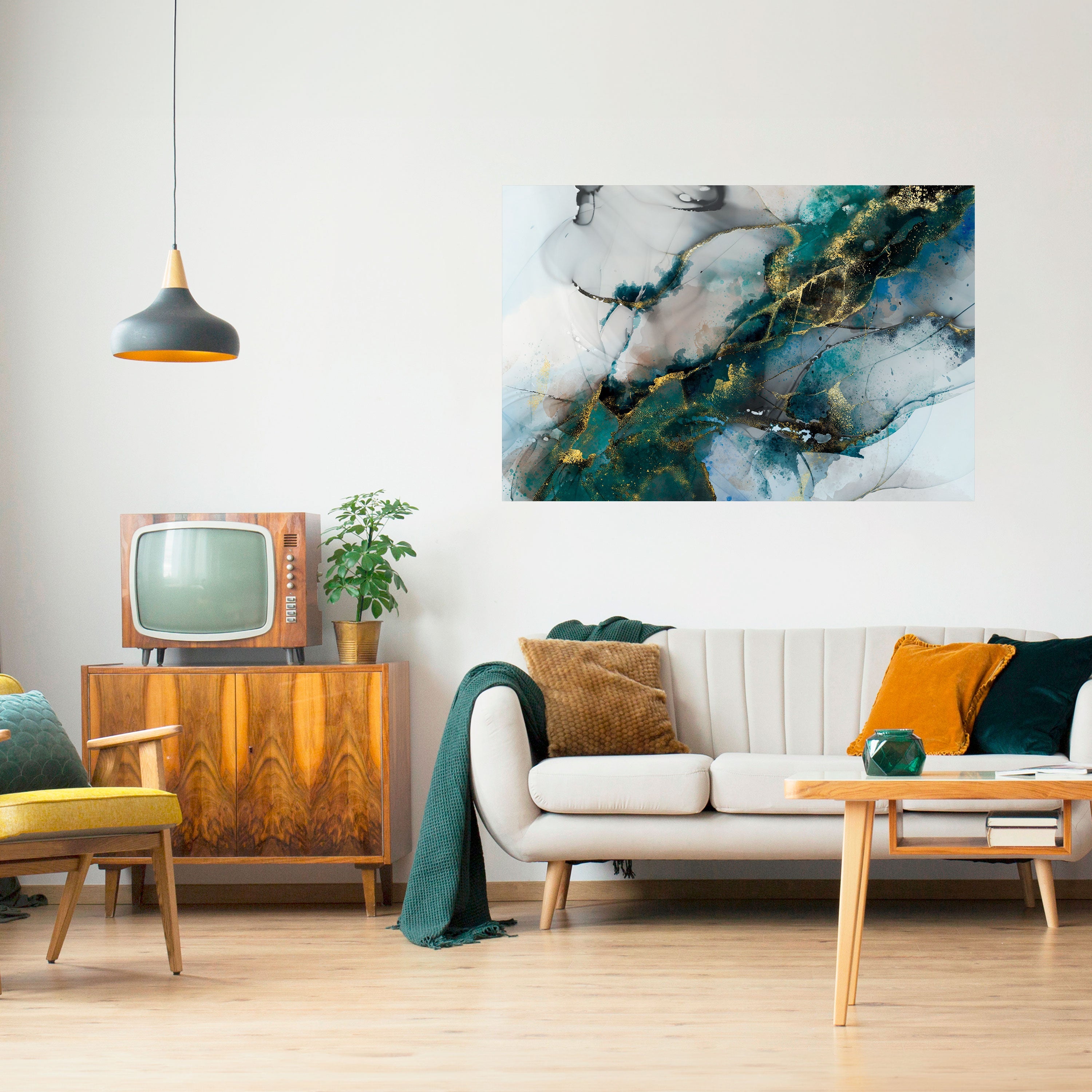 Affiche horizontale autocollante SERENE DRIFT