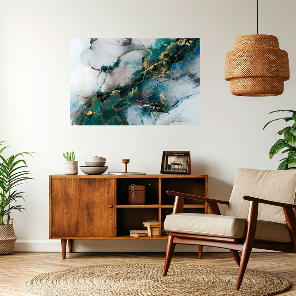 Affiche horizontale autocollante SERENE DRIFT