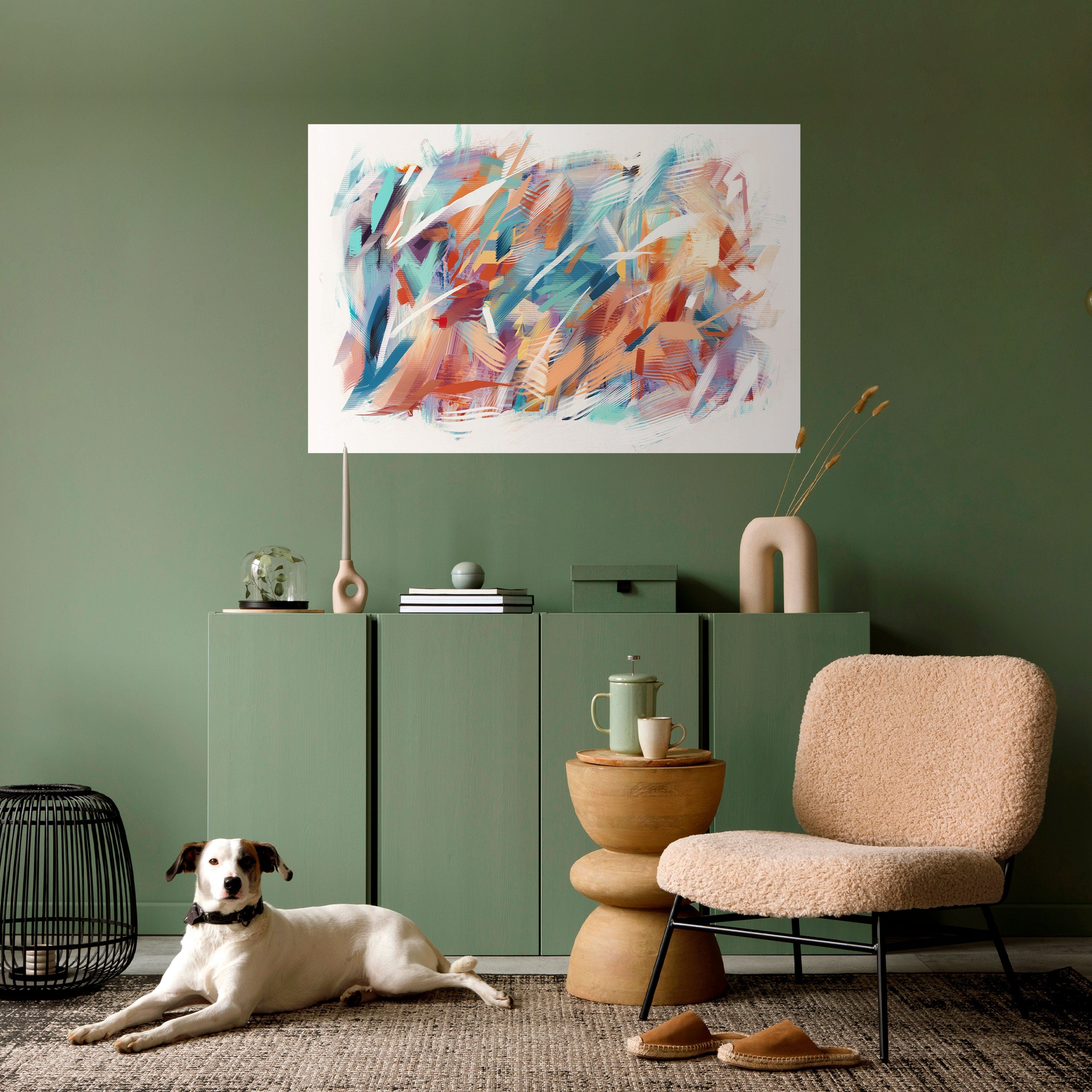 Affiche horizontale autocollante DREAMLIKE PALETTE