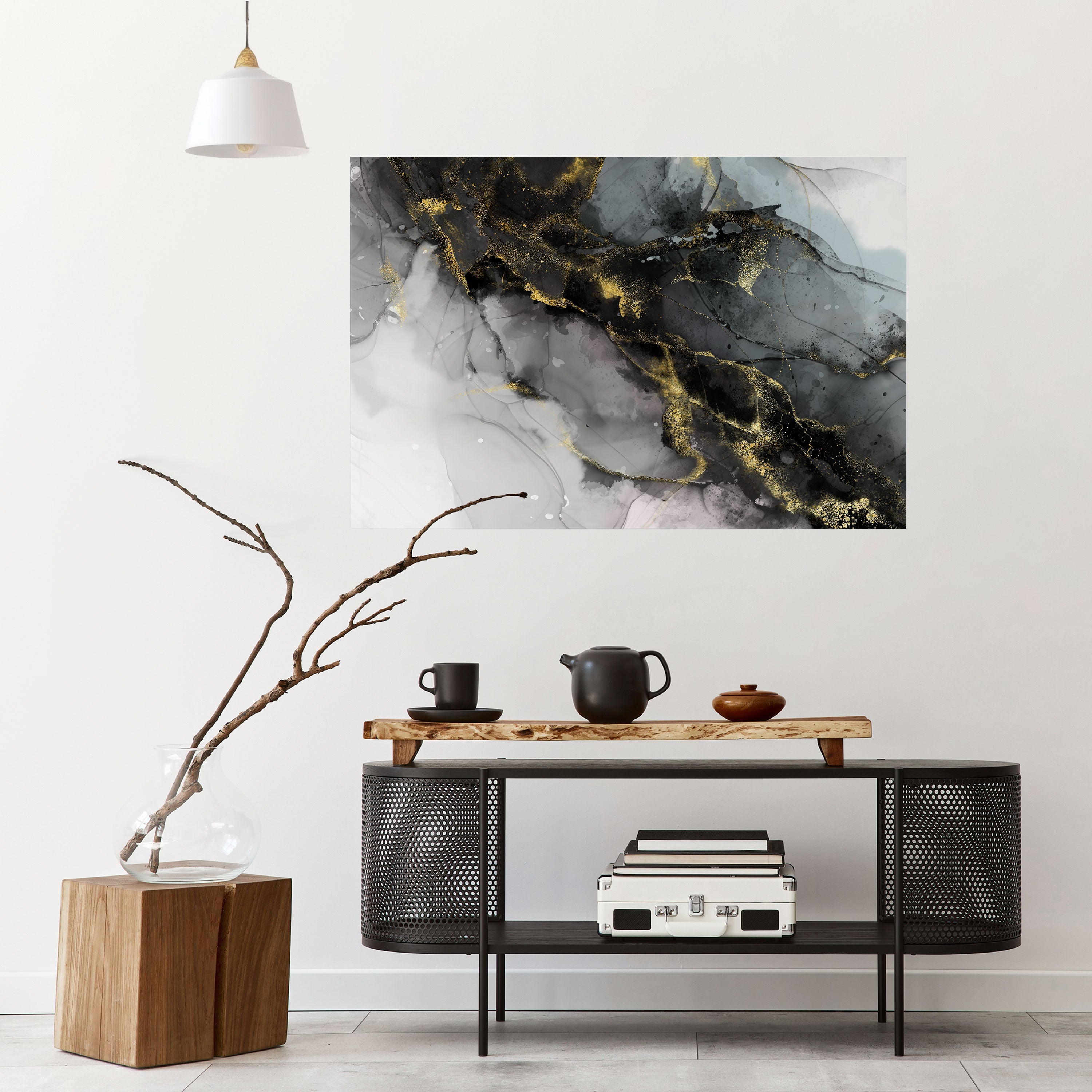 Affiche horizontale autocollante « TRANQUIL WHISPERS »