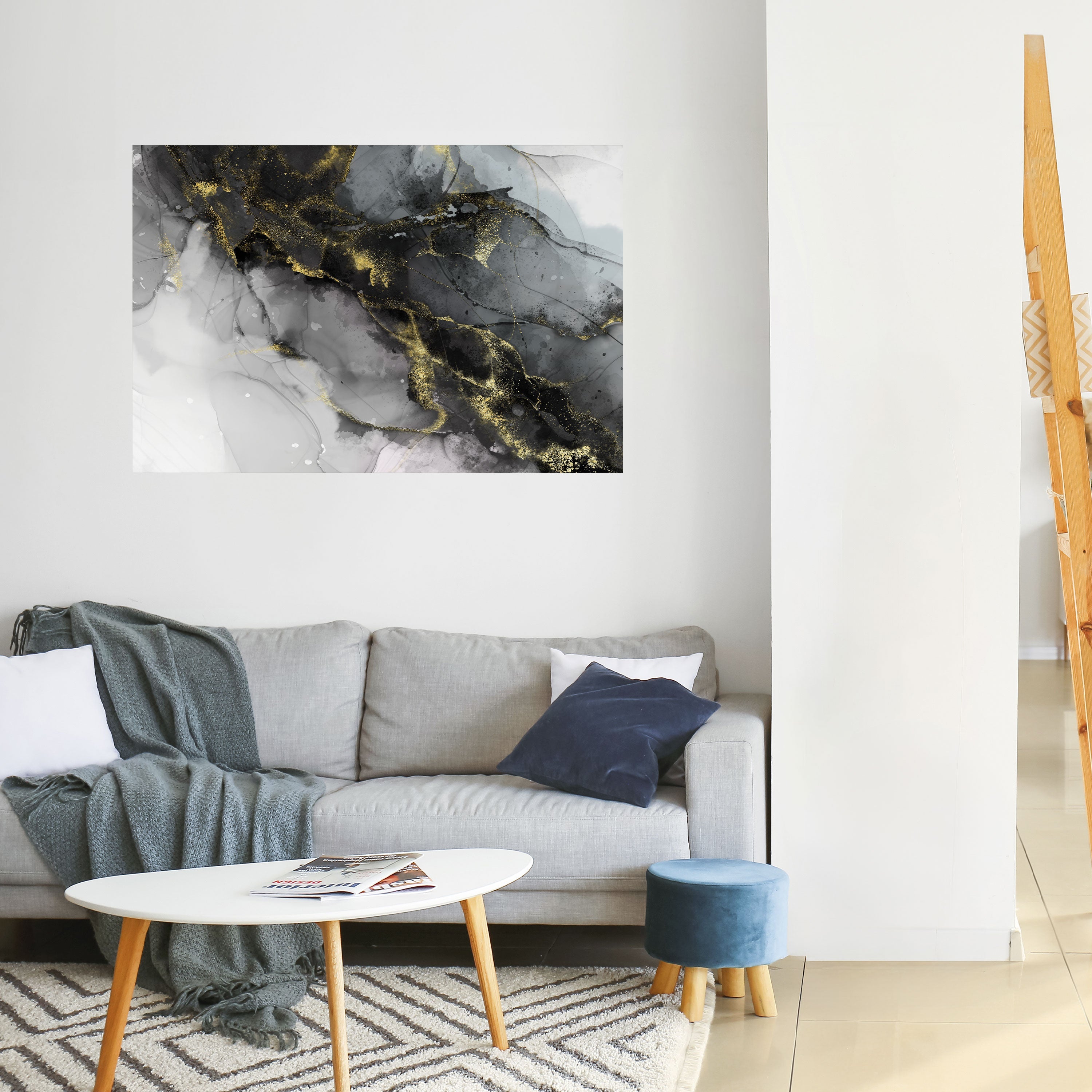 Affiche horizontale autocollante « TRANQUIL WHISPERS »