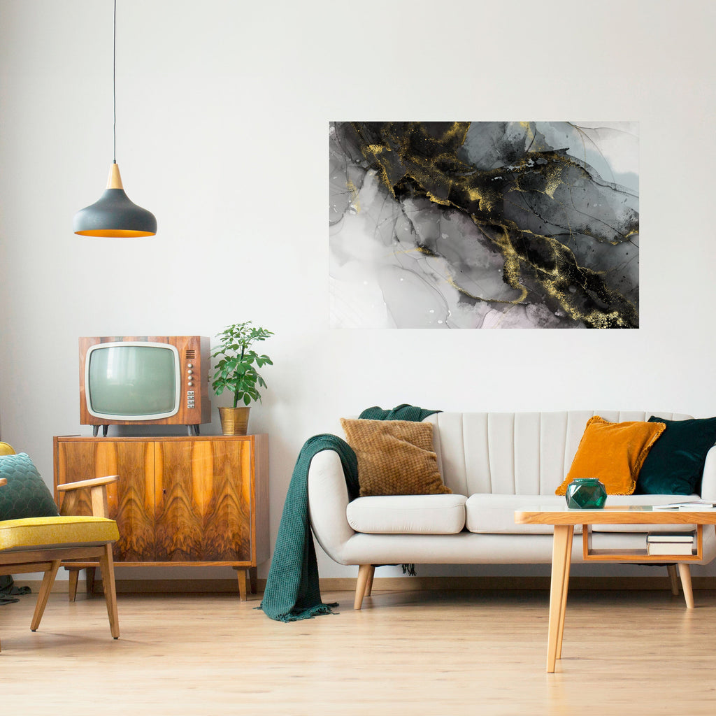 Affiche horizontale autocollante « TRANQUIL WHISPERS »