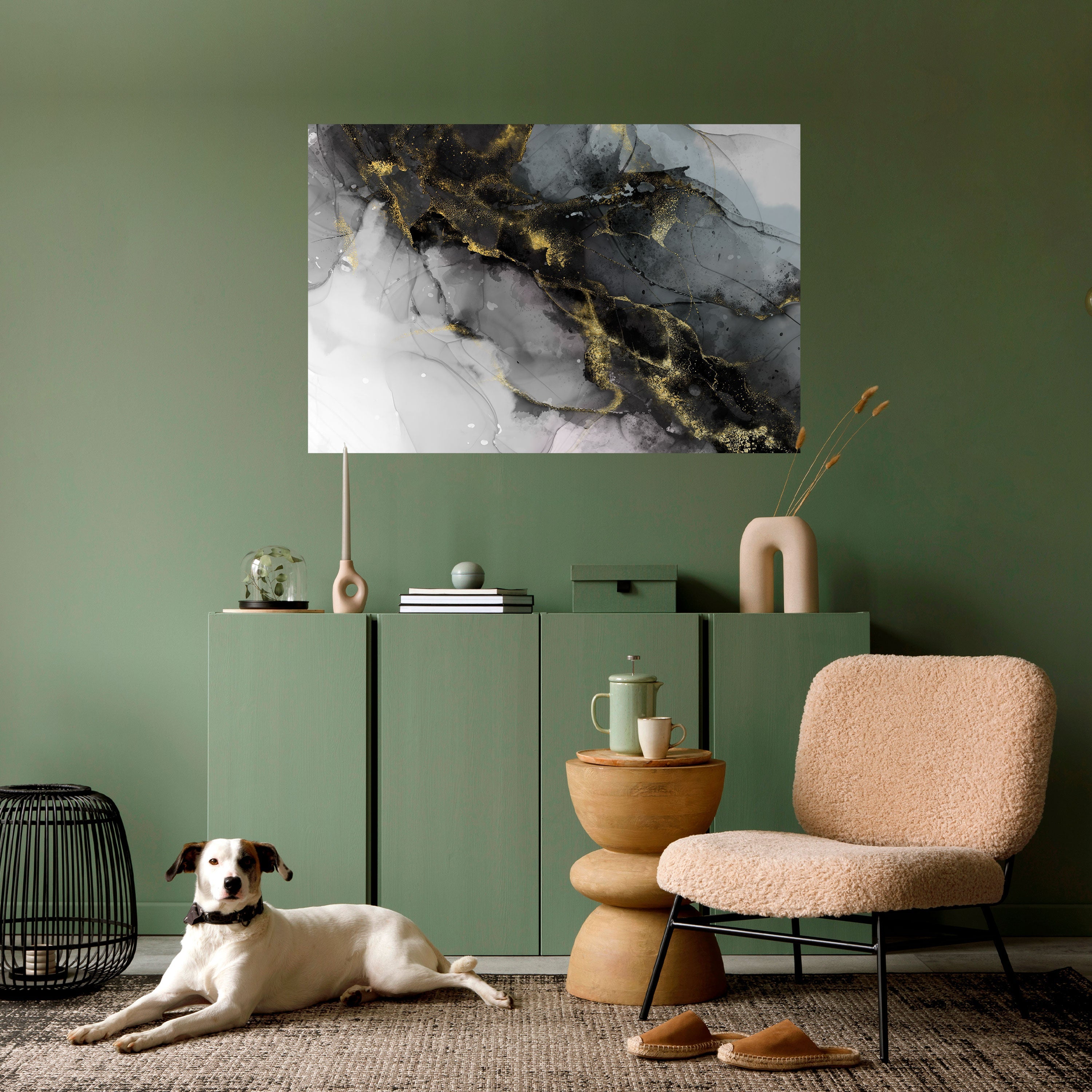 Affiche horizontale autocollante « TRANQUIL WHISPERS »