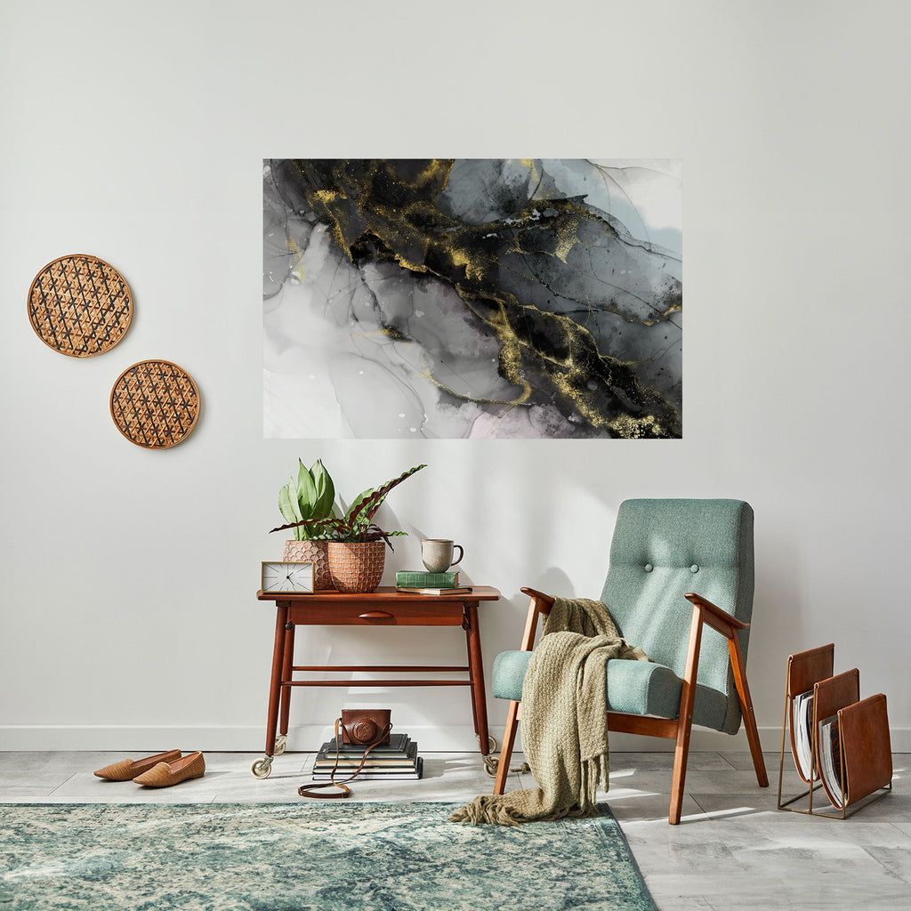 Affiche horizontale autocollante « TRANQUIL WHISPERS »