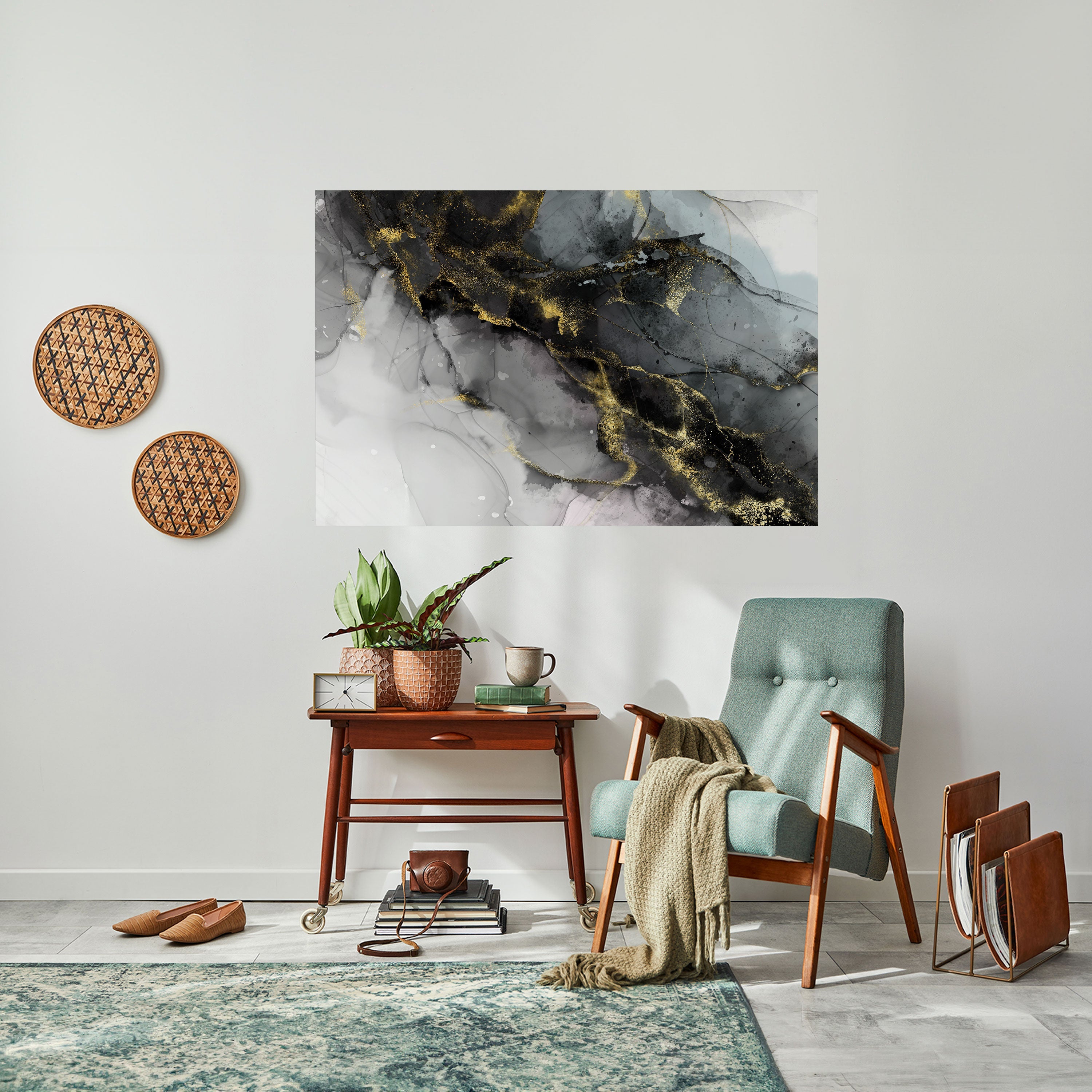 Affiche horizontale autocollante « TRANQUIL WHISPERS »