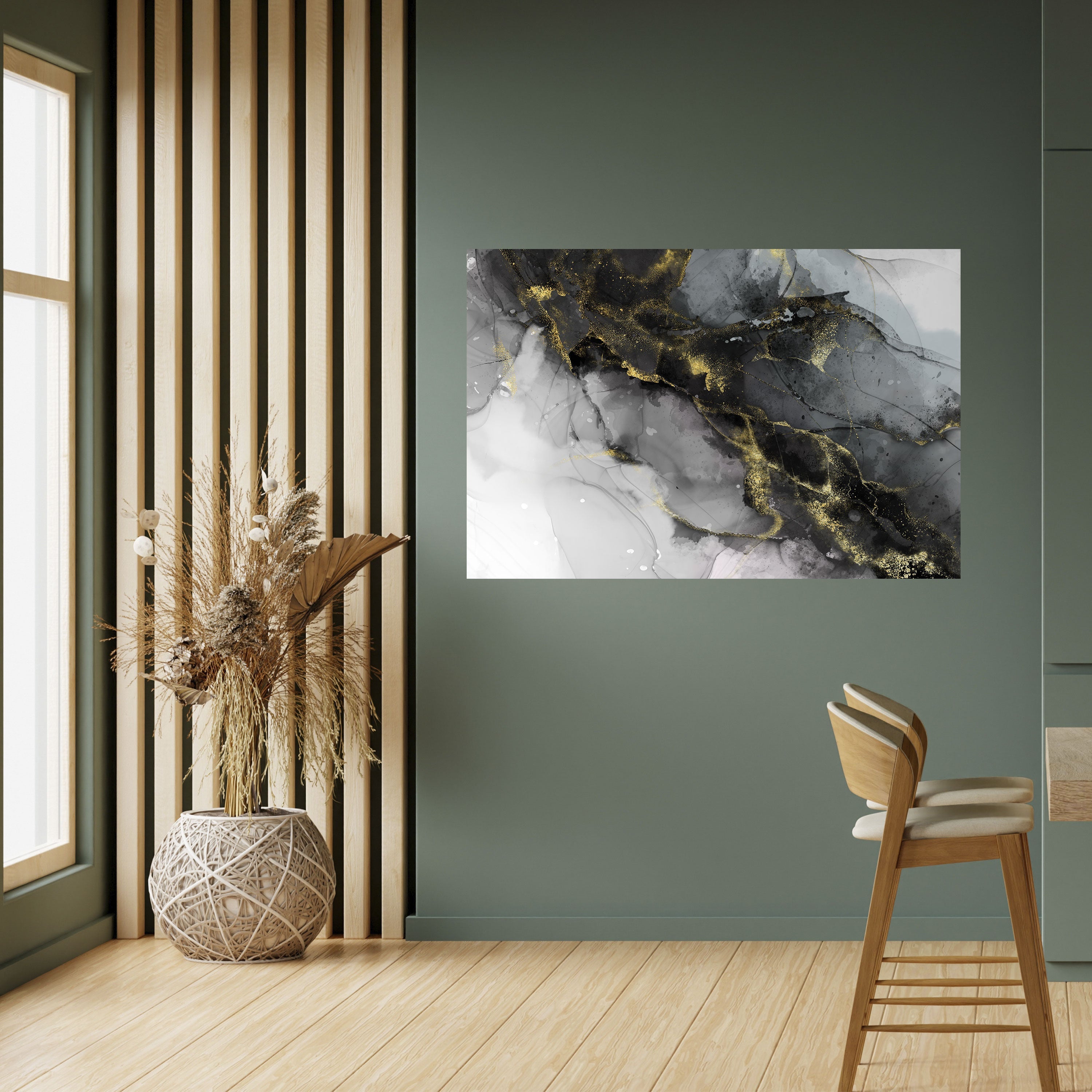 Affiche horizontale autocollante « TRANQUIL WHISPERS »