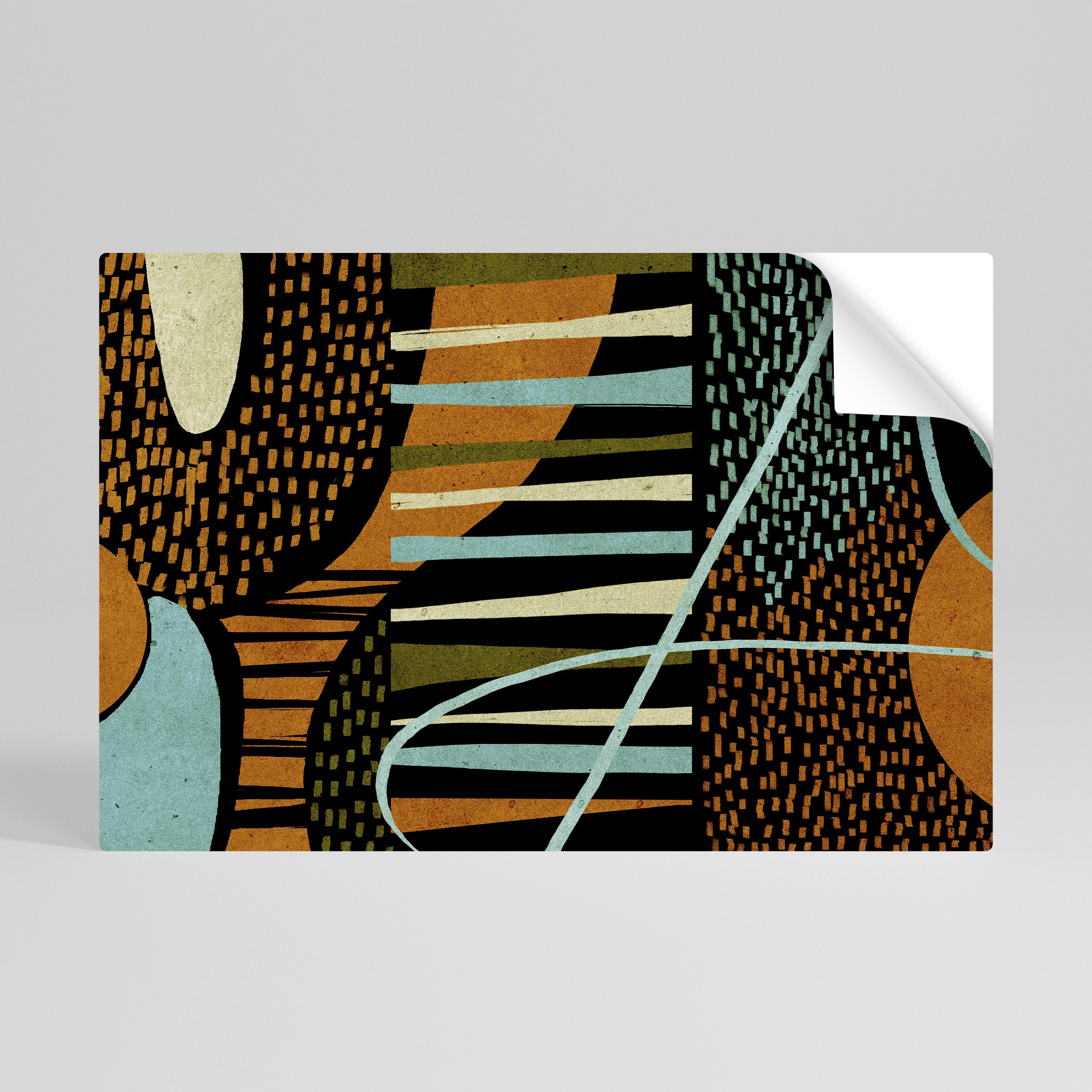 Affiche horizontale autocollante CLEAR CREATION