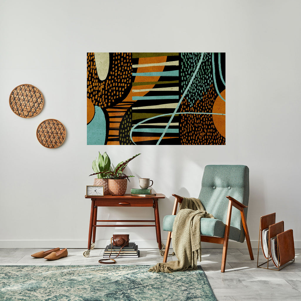 Affiche horizontale autocollante CLEAR CREATION