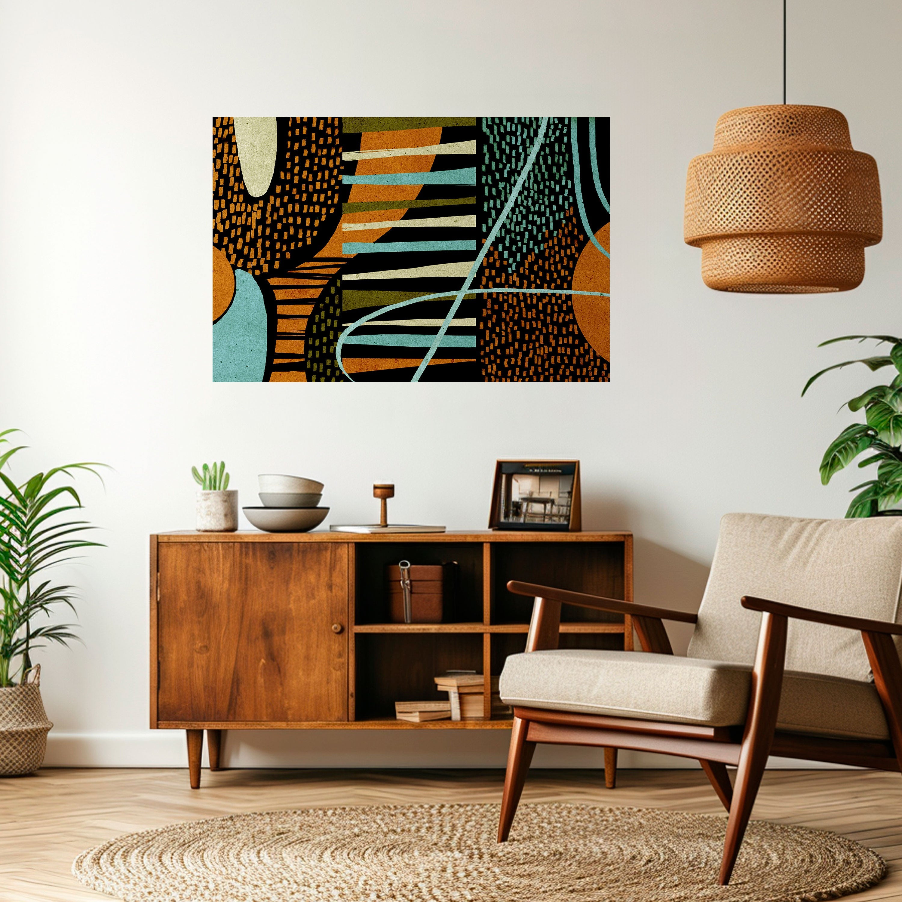 Affiche horizontale autocollante CLEAR CREATION