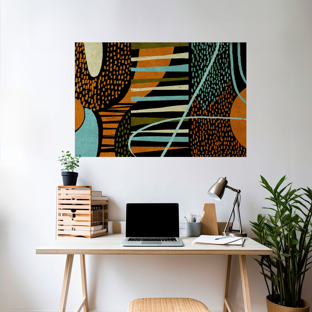 Affiche horizontale autocollante CLEAR CREATION