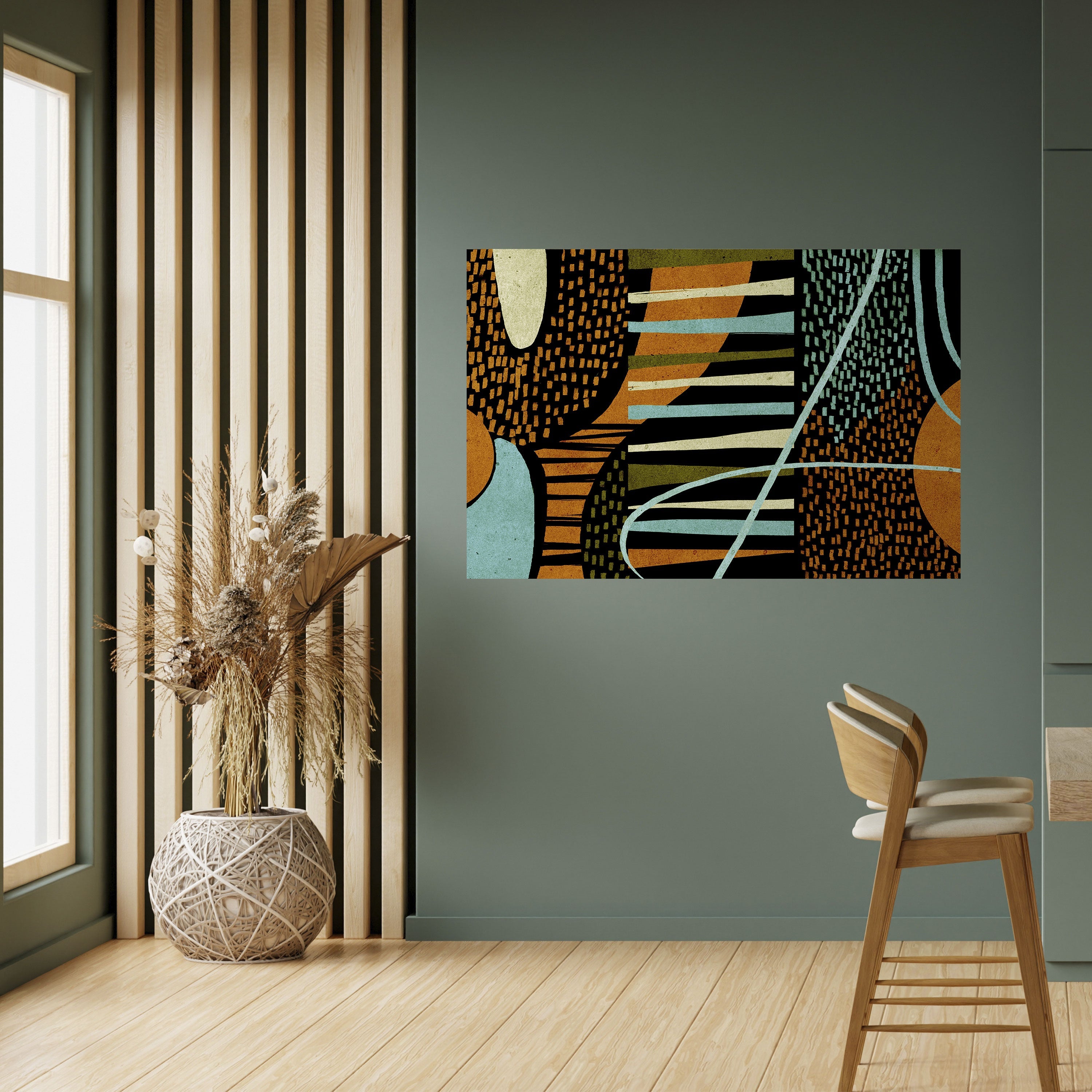 Affiche horizontale autocollante CLEAR CREATION