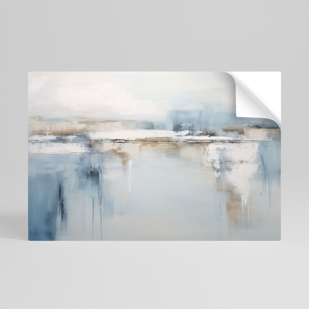 INDYGO SHADOW Peel and Stick Horizontal Poster