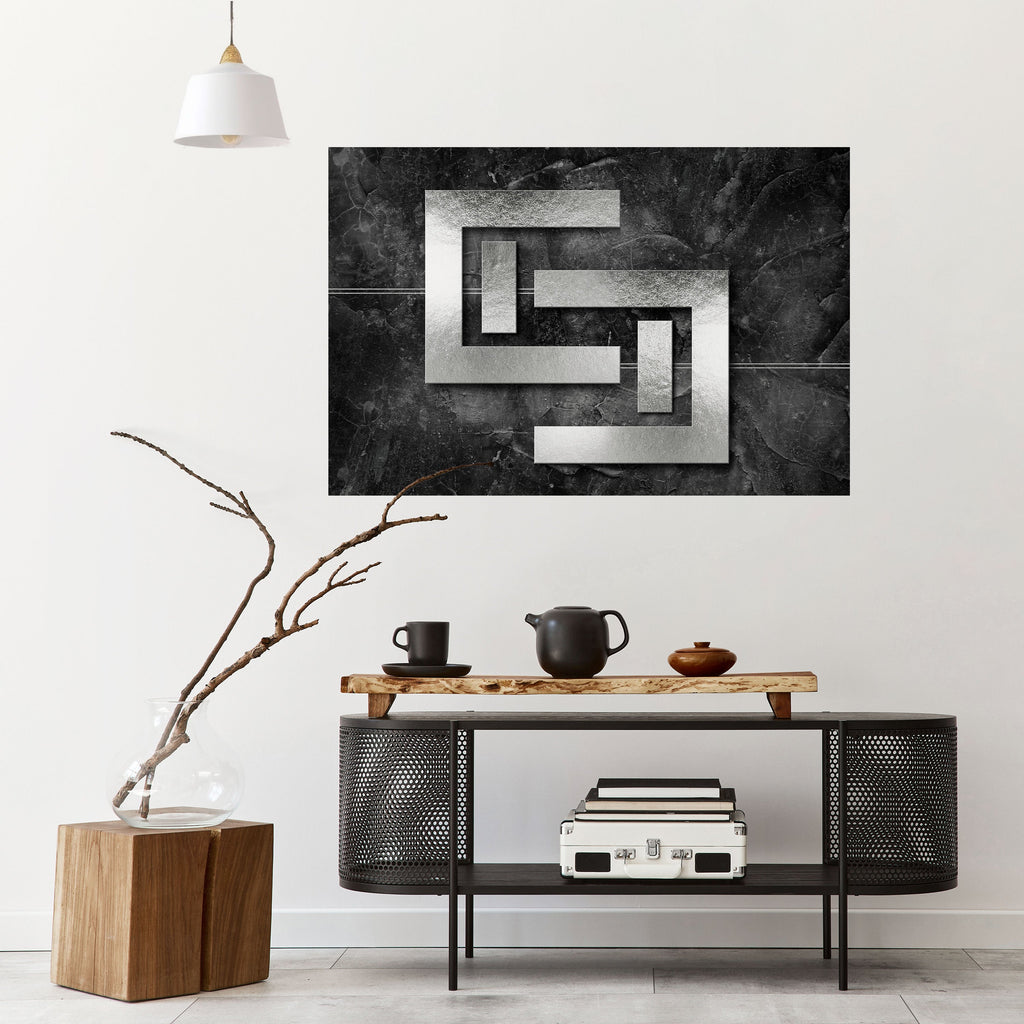 Affiche horizontale autocollante STEEL CAPTURE