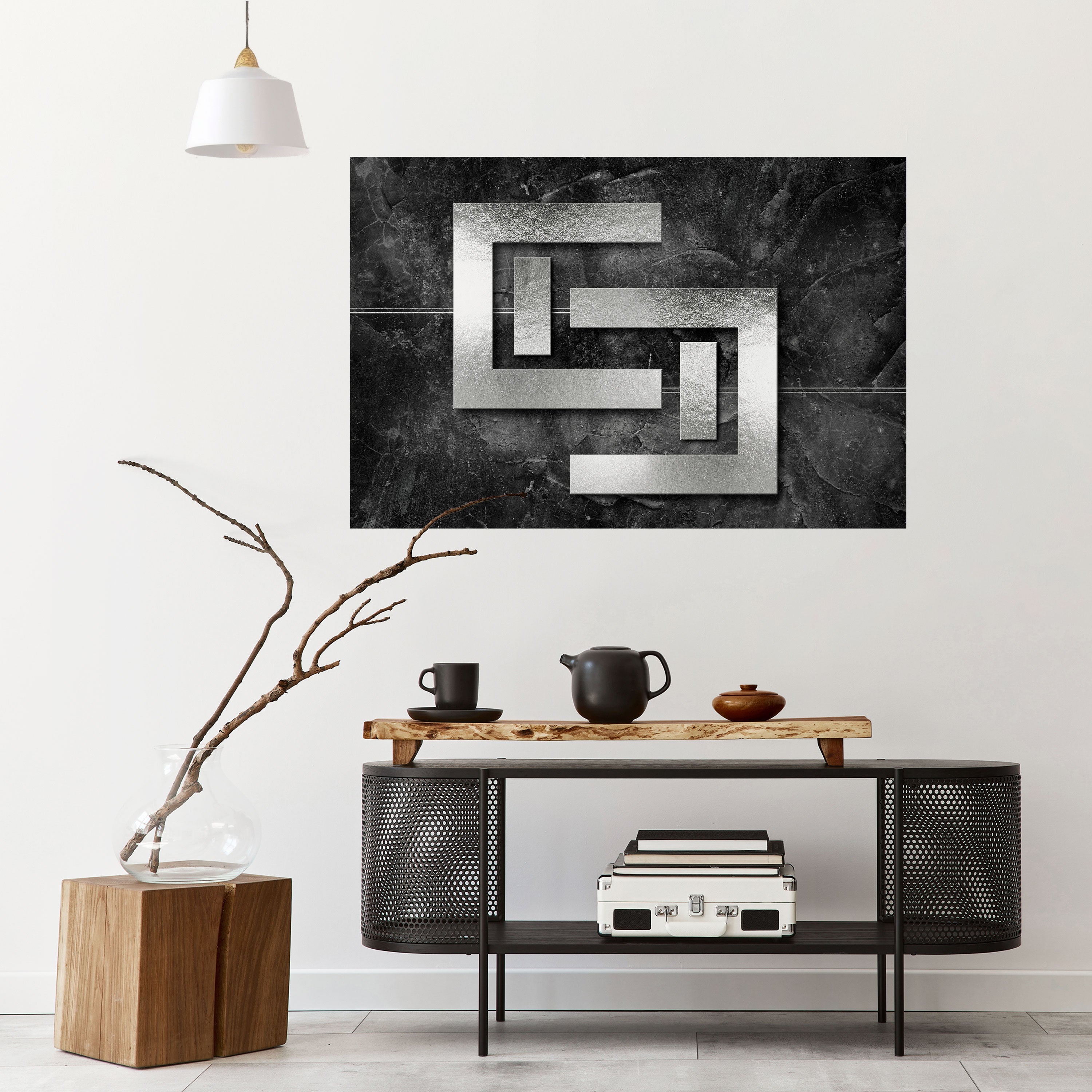 Affiche horizontale autocollante STEEL CAPTURE