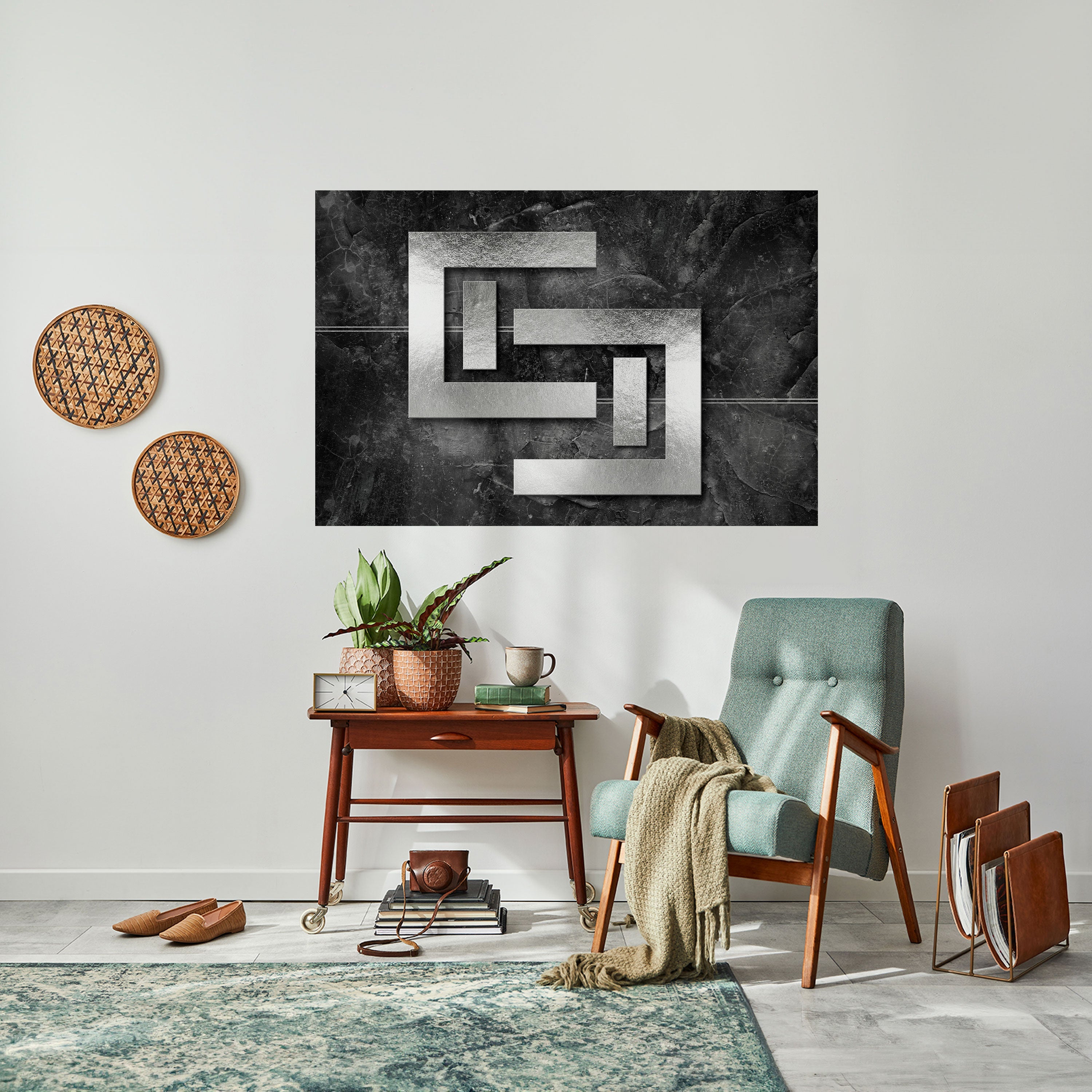 Affiche horizontale autocollante STEEL CAPTURE