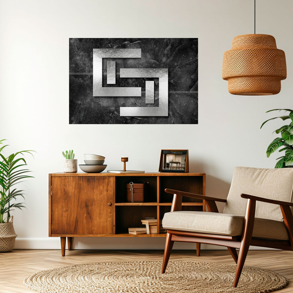 Affiche horizontale autocollante STEEL CAPTURE