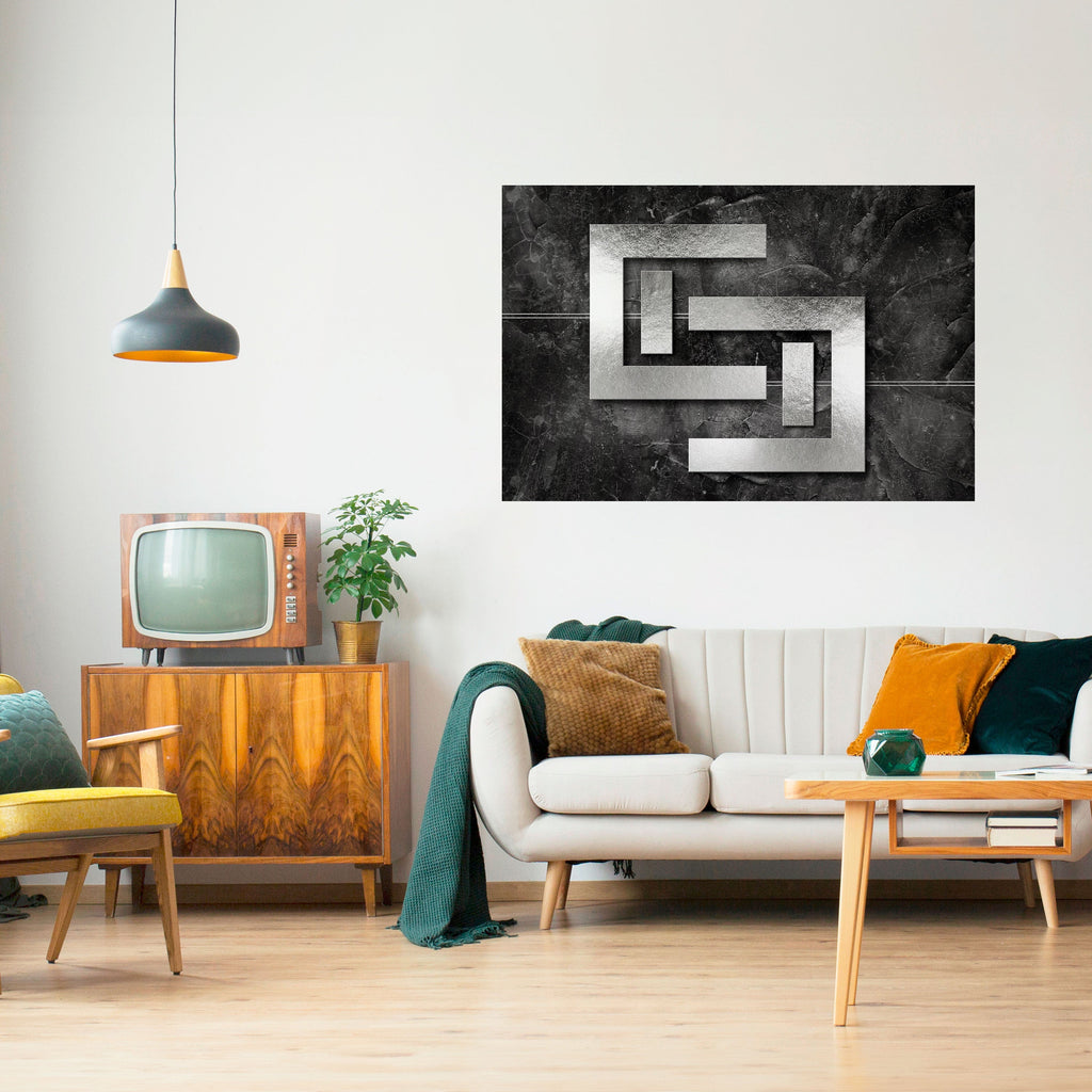 Affiche horizontale autocollante STEEL CAPTURE