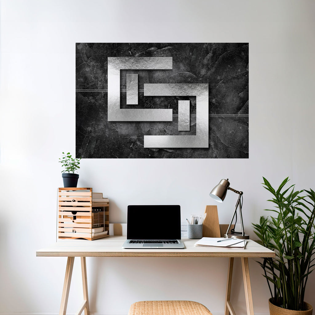 Affiche horizontale autocollante STEEL CAPTURE