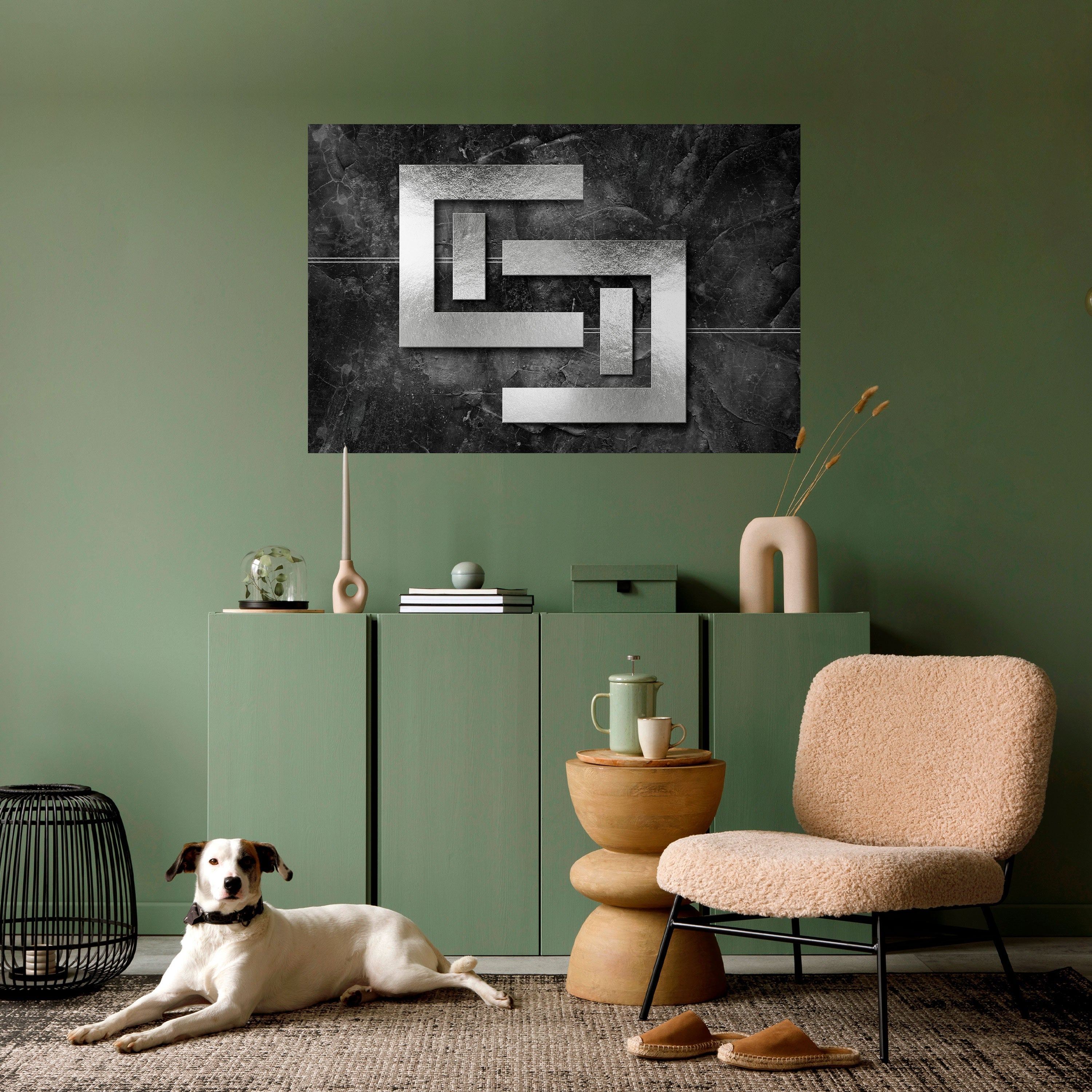 Affiche horizontale autocollante STEEL CAPTURE