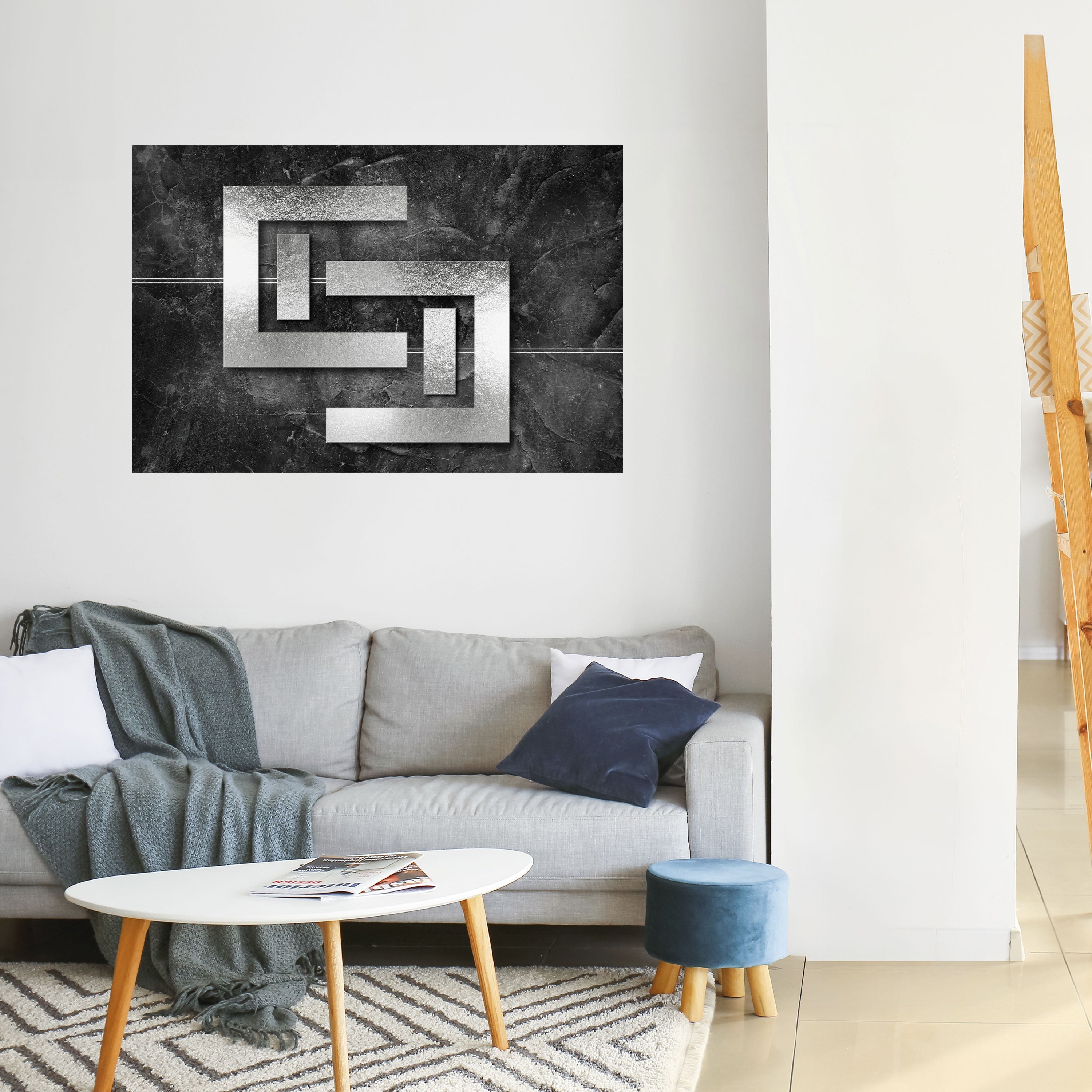 Affiche horizontale autocollante STEEL CAPTURE