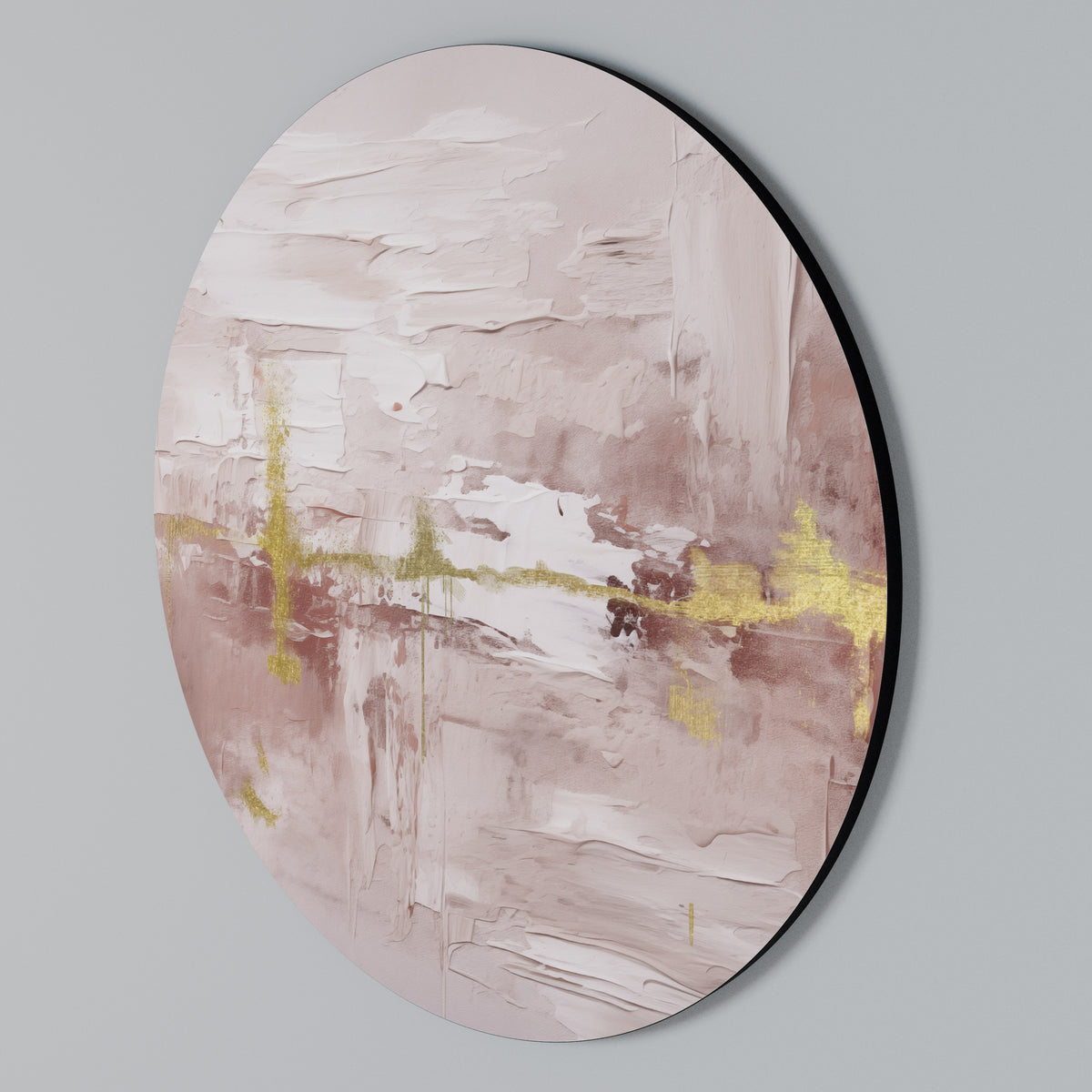 PROSECCO IMPRESSION Round Wall Art