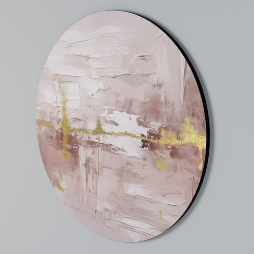 PROSECCO IMPRESSION Round Wall Art