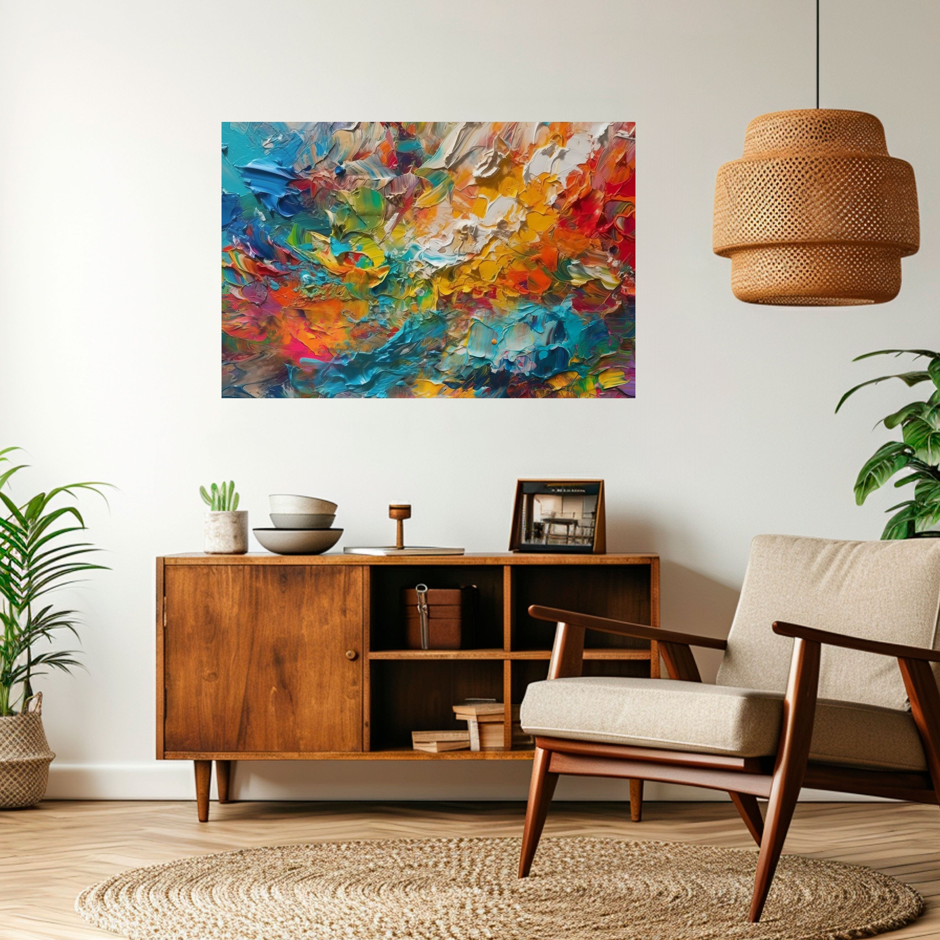 Affiche horizontale autocollante « Whispers of Colour »