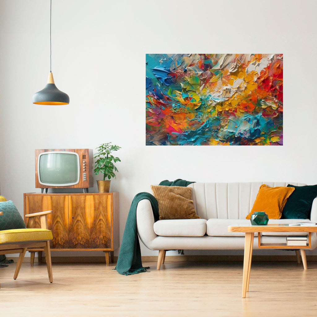 Affiche horizontale autocollante « Whispers of Colour »