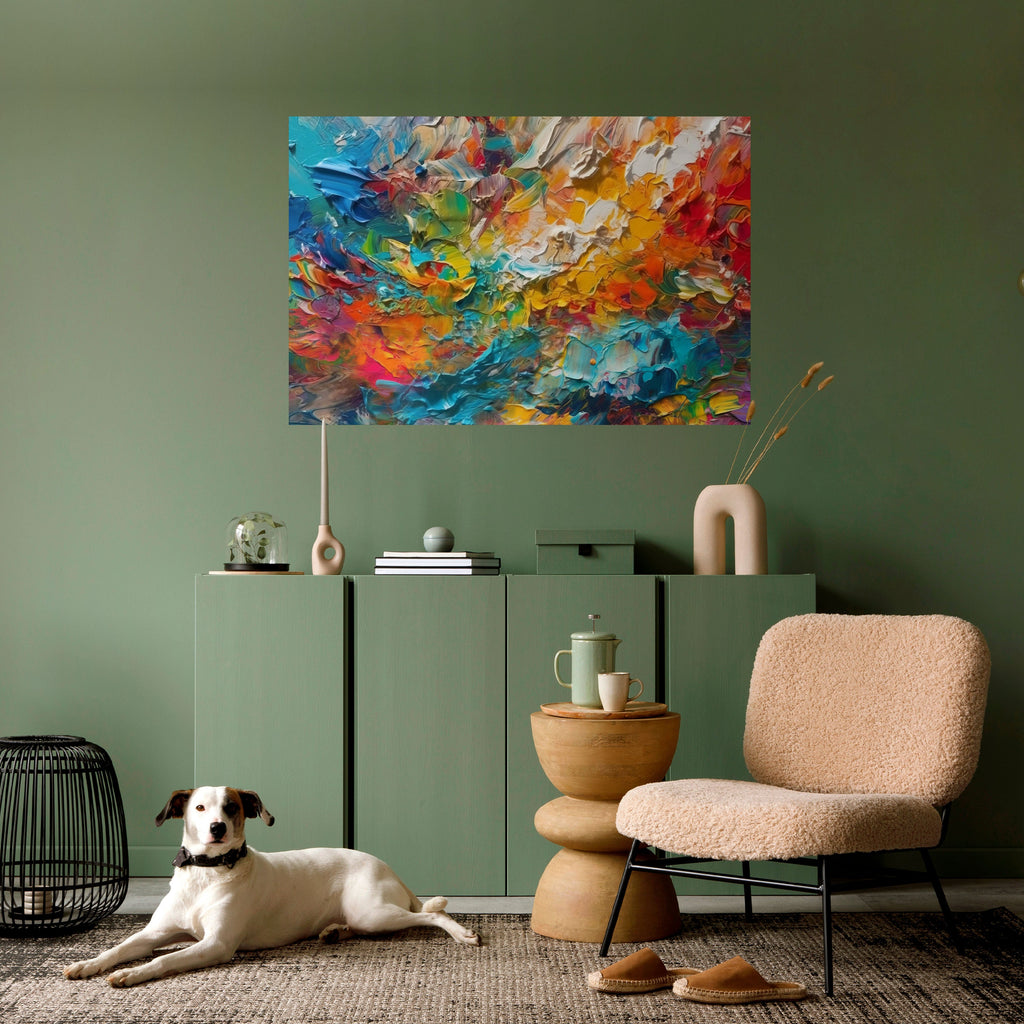 Affiche horizontale autocollante « Whispers of Colour »