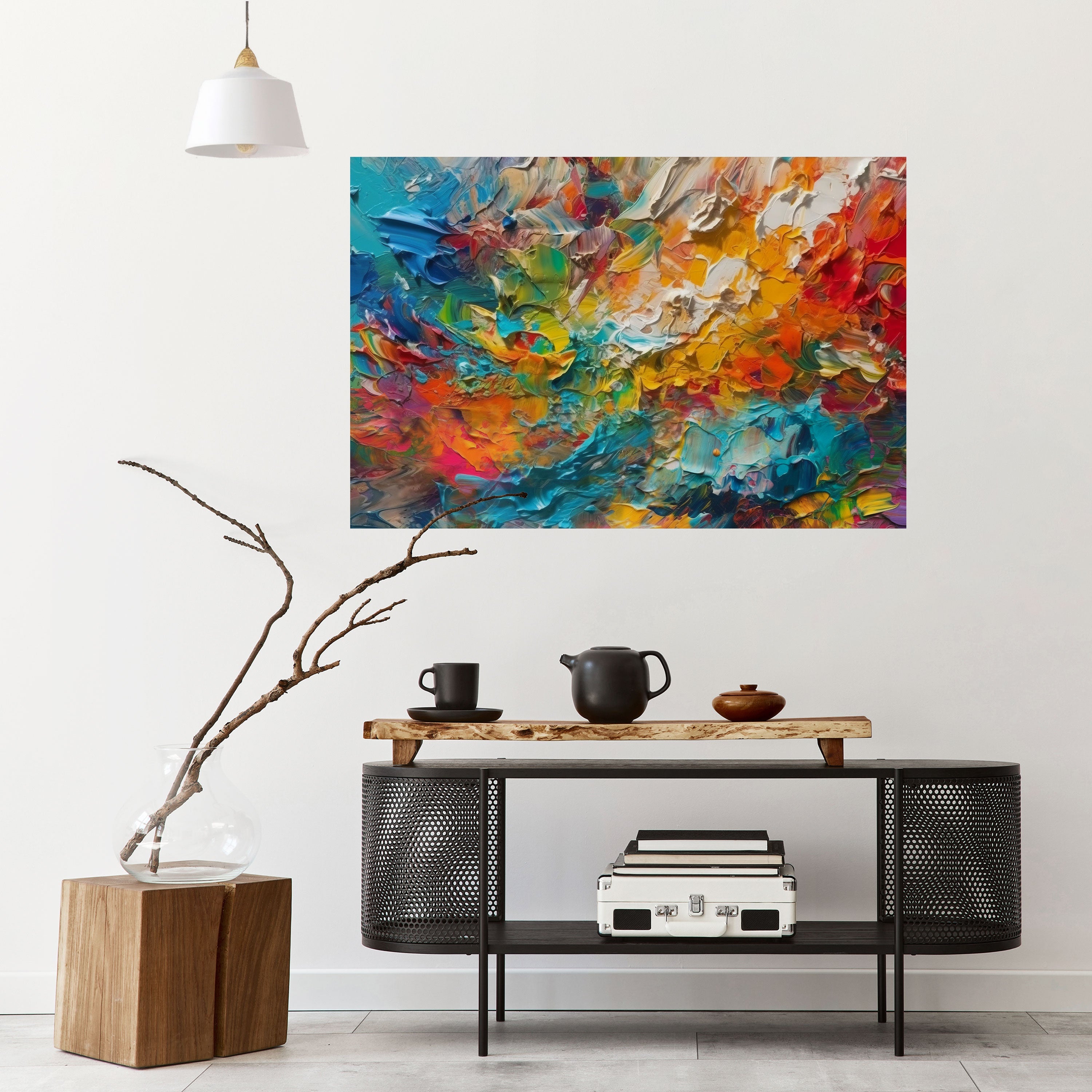 Affiche horizontale autocollante « Whispers of Colour »