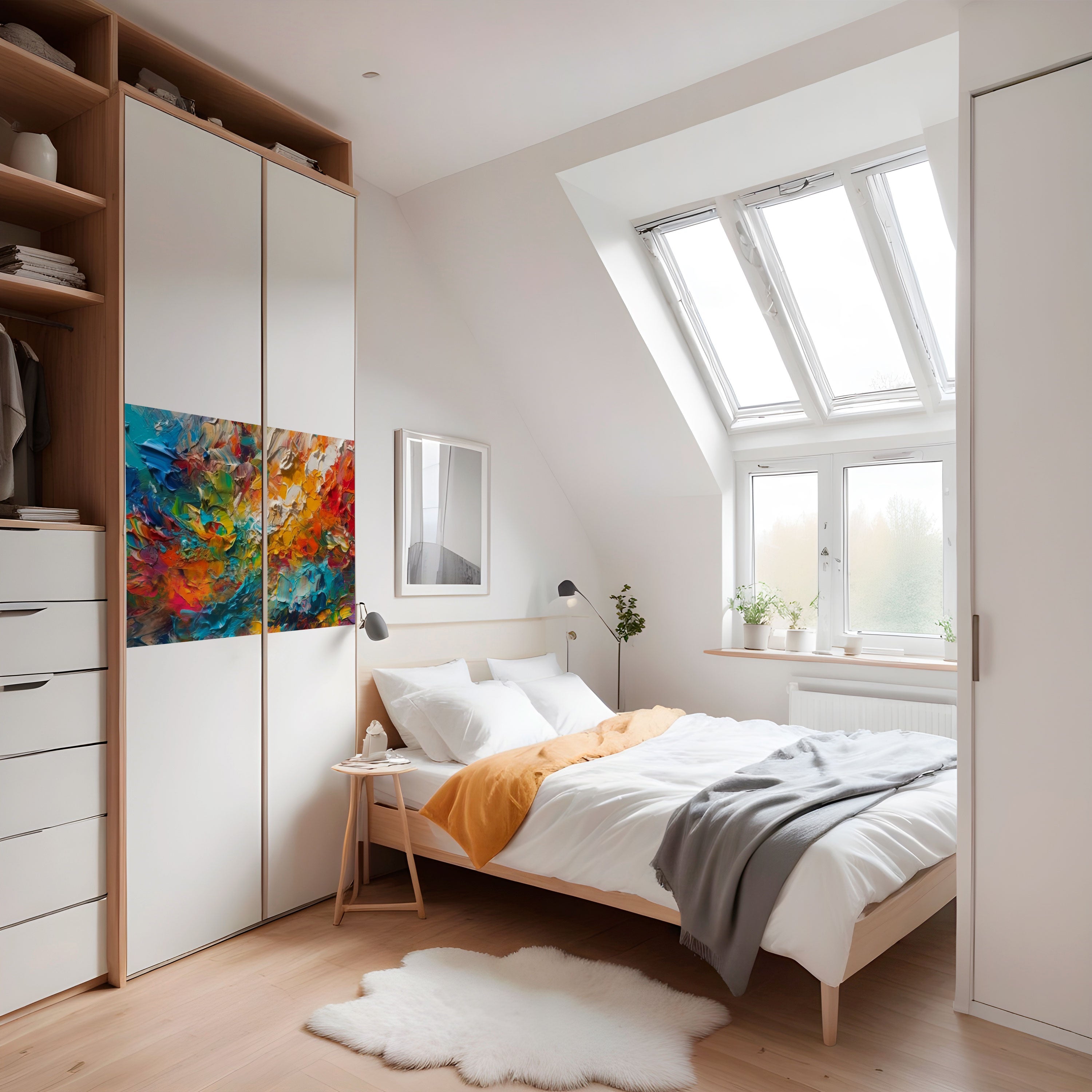 Affiche horizontale autocollante « Whispers of Colour »