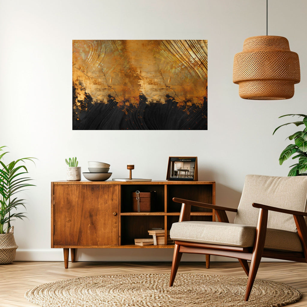 Affiche horizontale autocollante FLUID EMBER