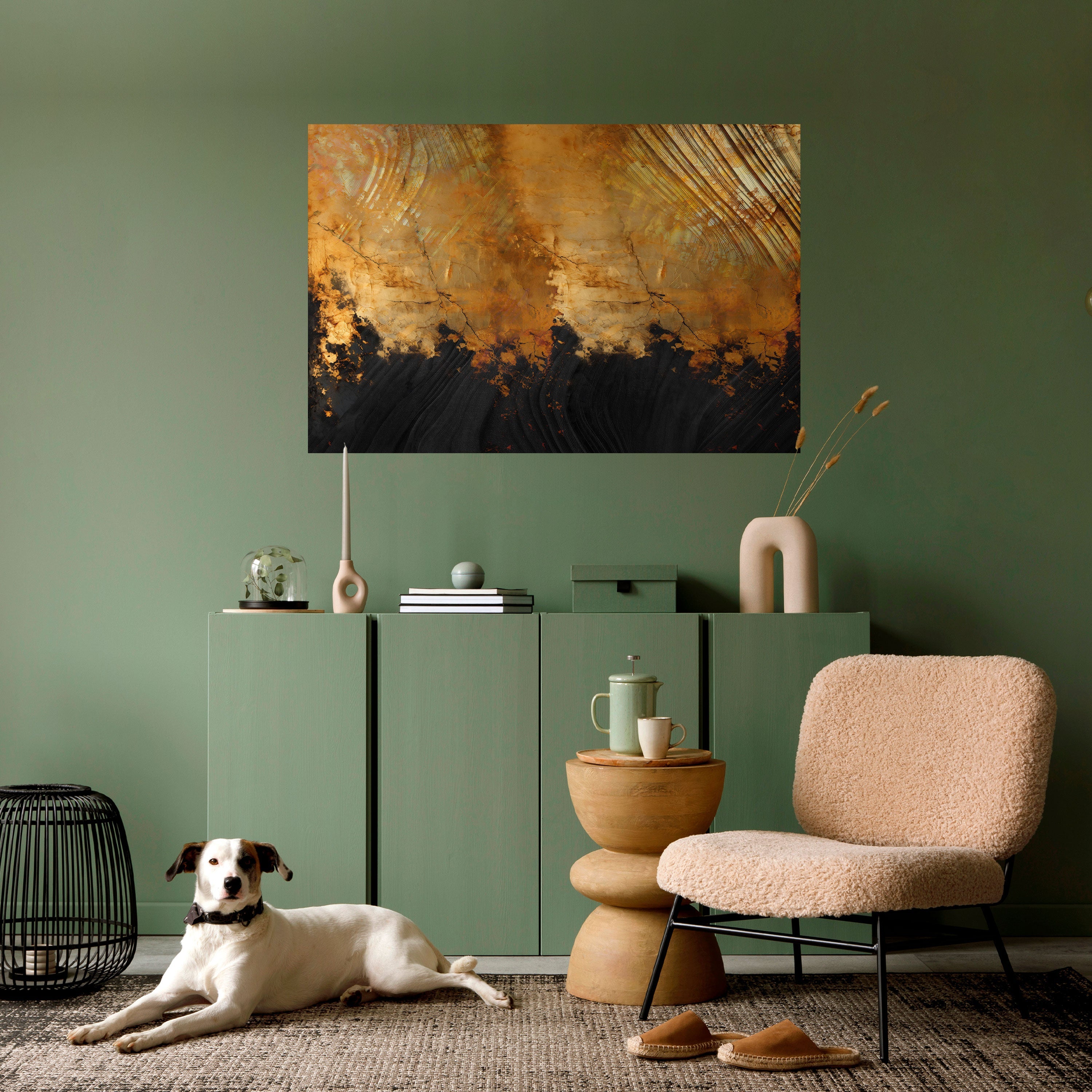 Affiche horizontale autocollante FLUID EMBER