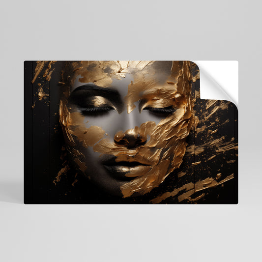SHIMMERING ELEGANCE Peel and Stick Horizontal Poster