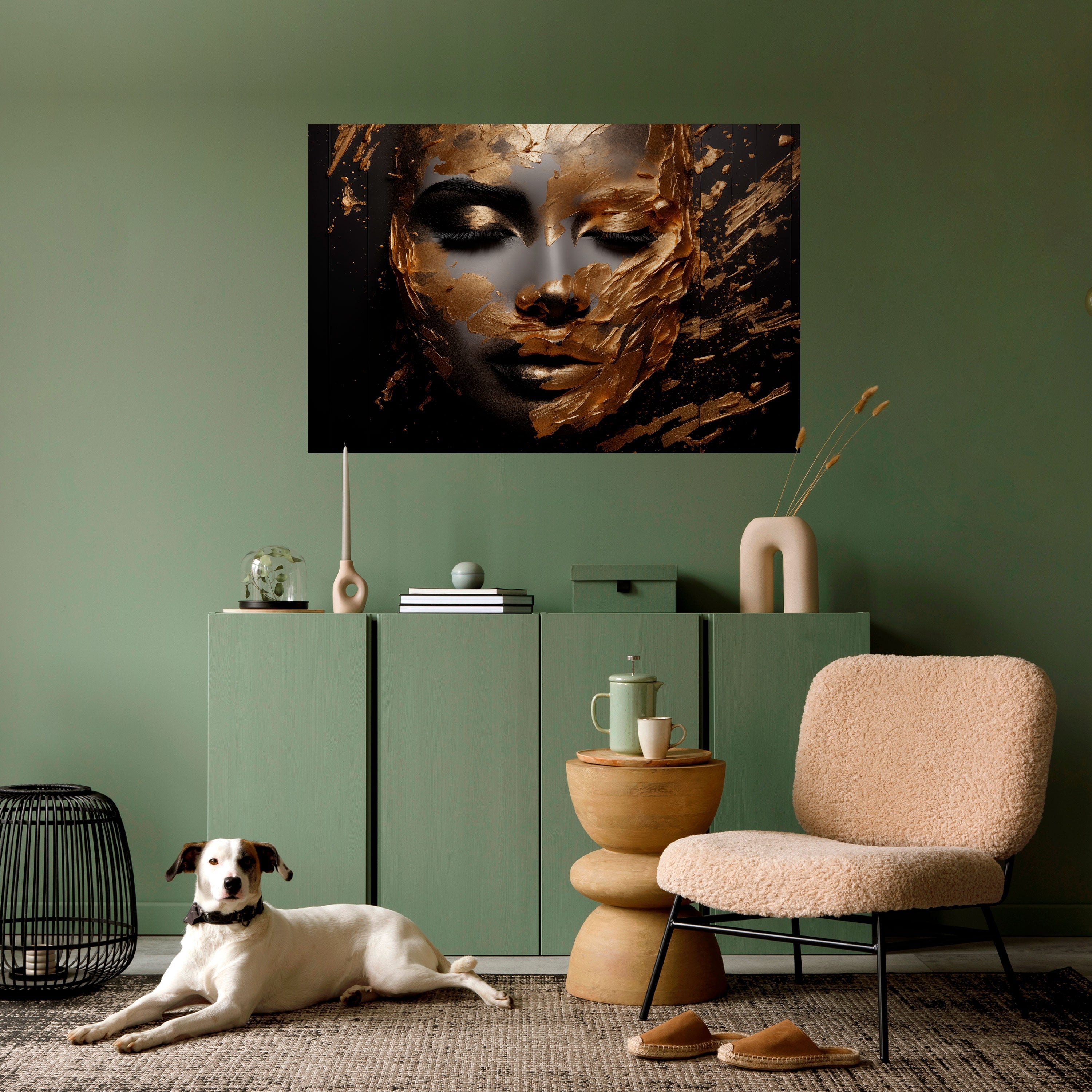 Affiche horizontale autocollante « BEAUTÉ CHATOYANTE »