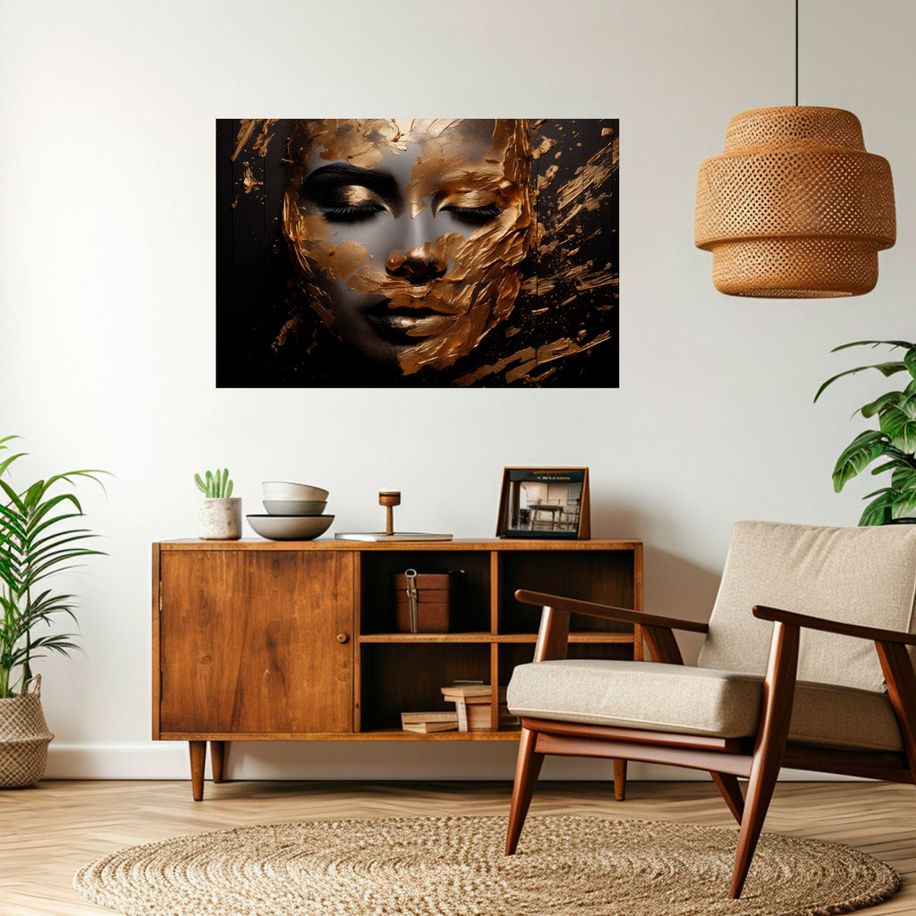 Affiche horizontale autocollante « BEAUTÉ CHATOYANTE »